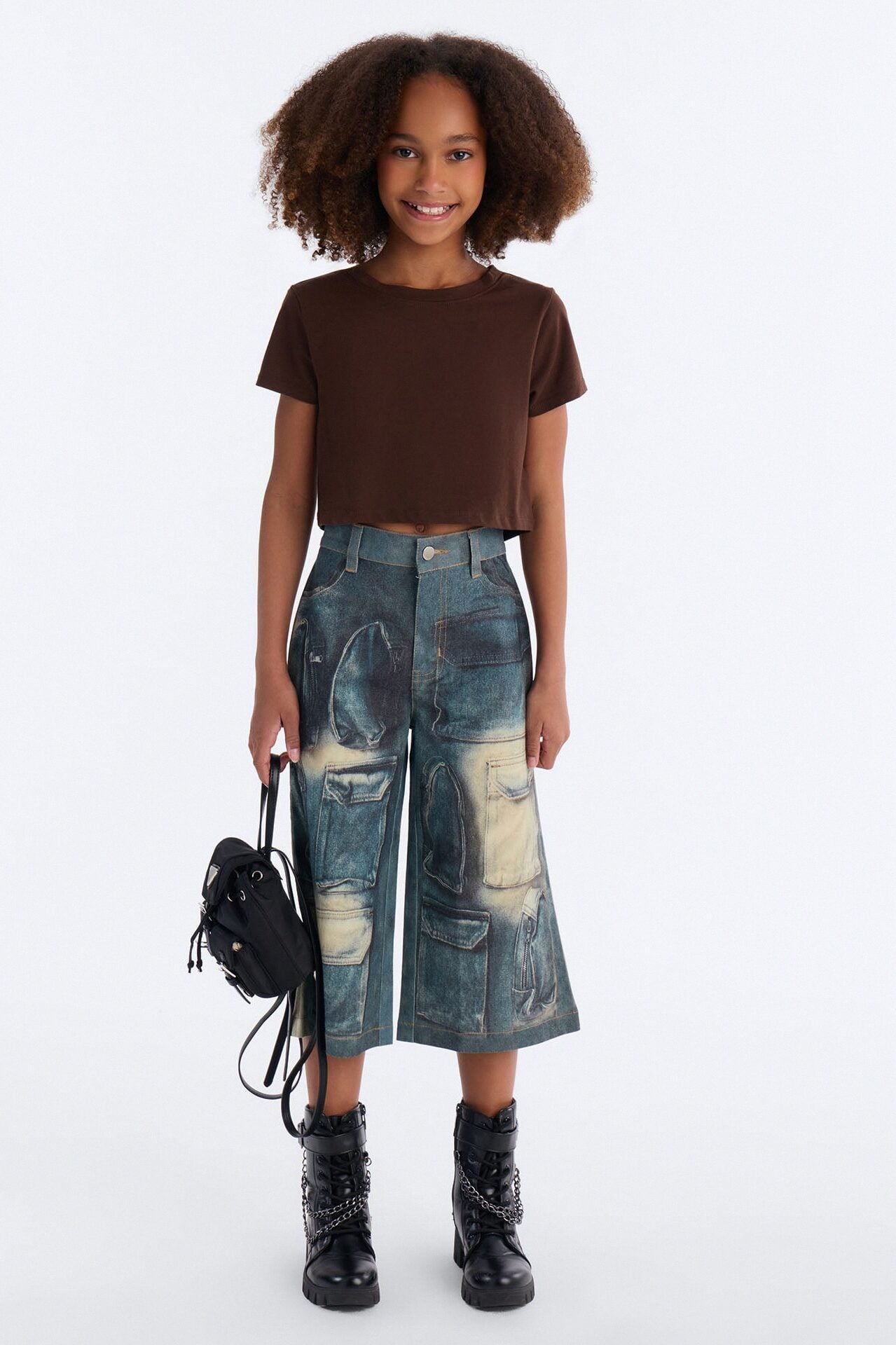 Mini As You Should Jorts - Blue/combo image 2