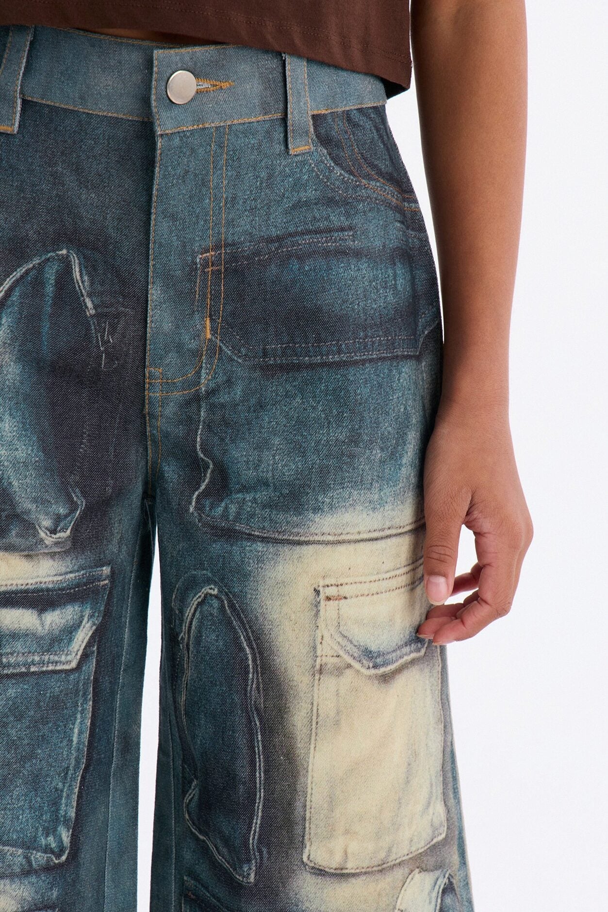 Mini As You Should Jorts - Blue/combo image 3