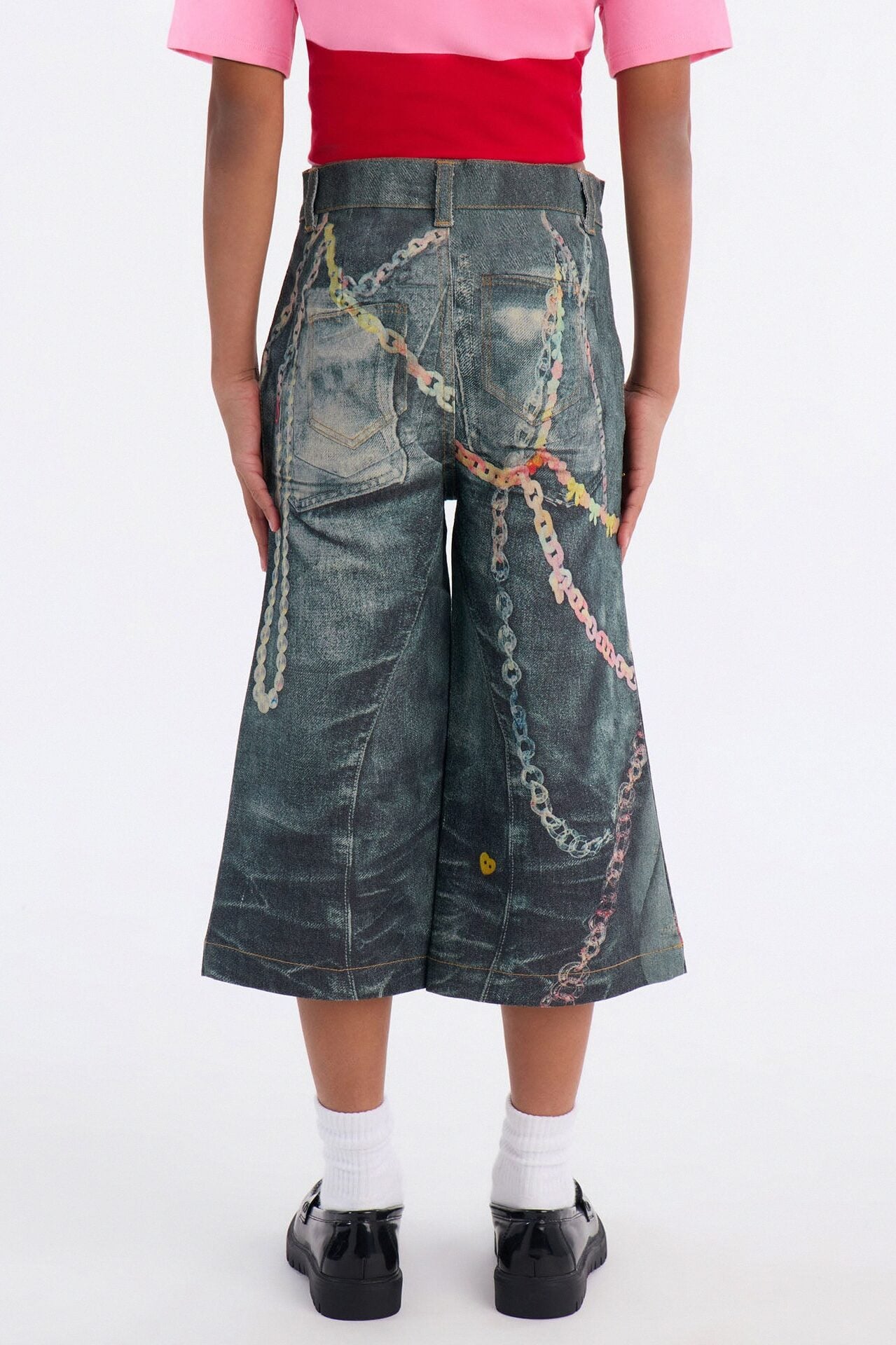 Mini Something New Jorts - Dark Wash image 4