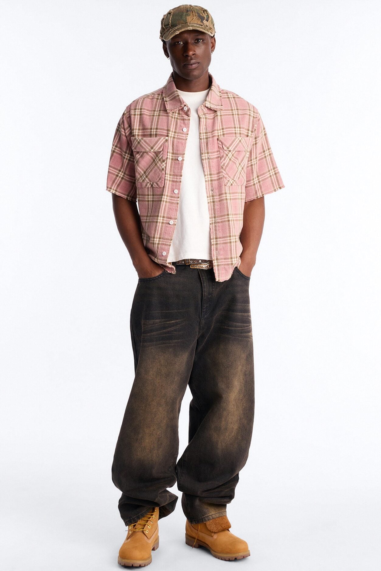 Really Really Flannel Button Up Shirt - Pink image 2