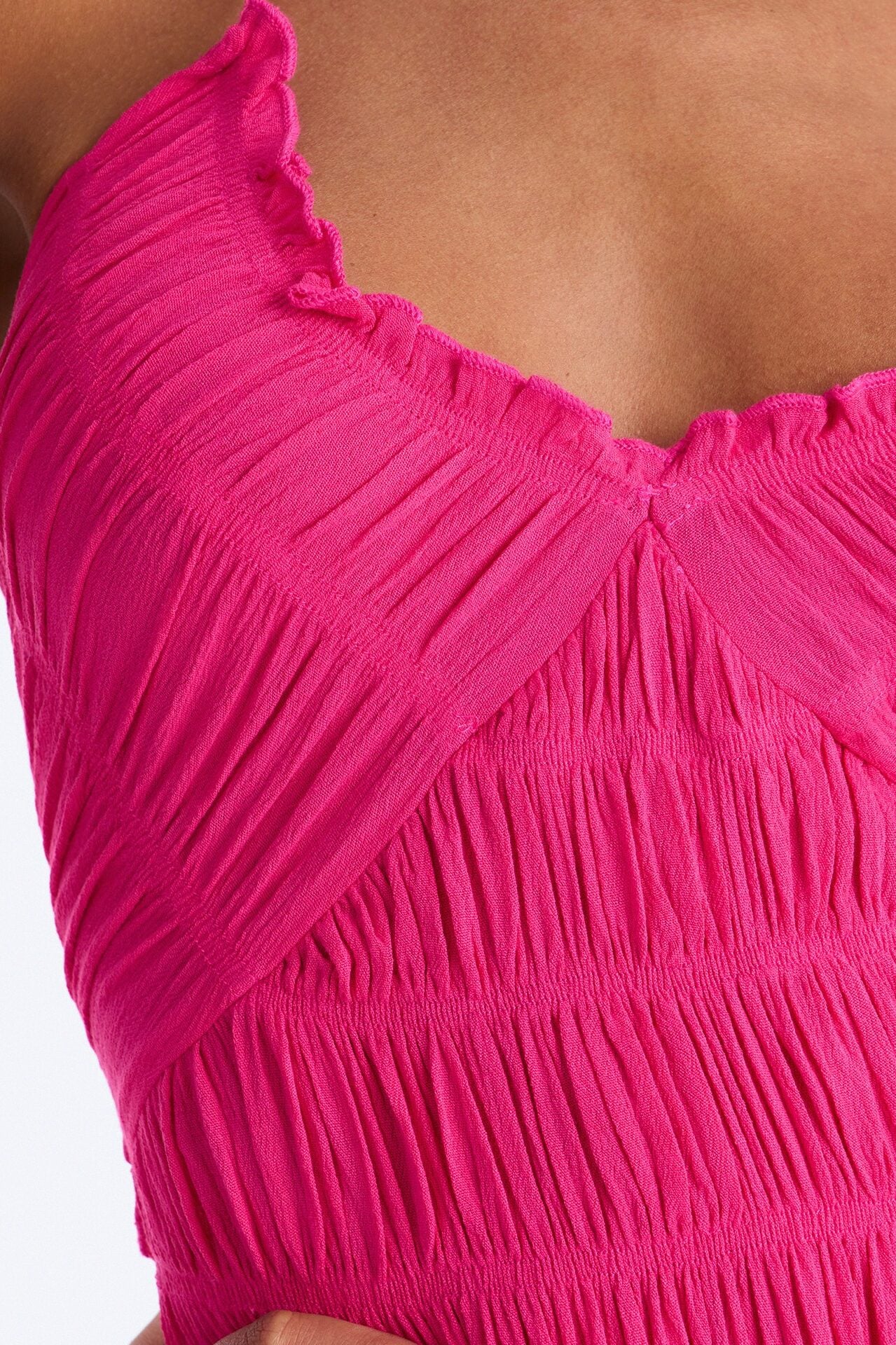 Pretty In Paradise Backless Maxi Dress - Hot Pink image 3