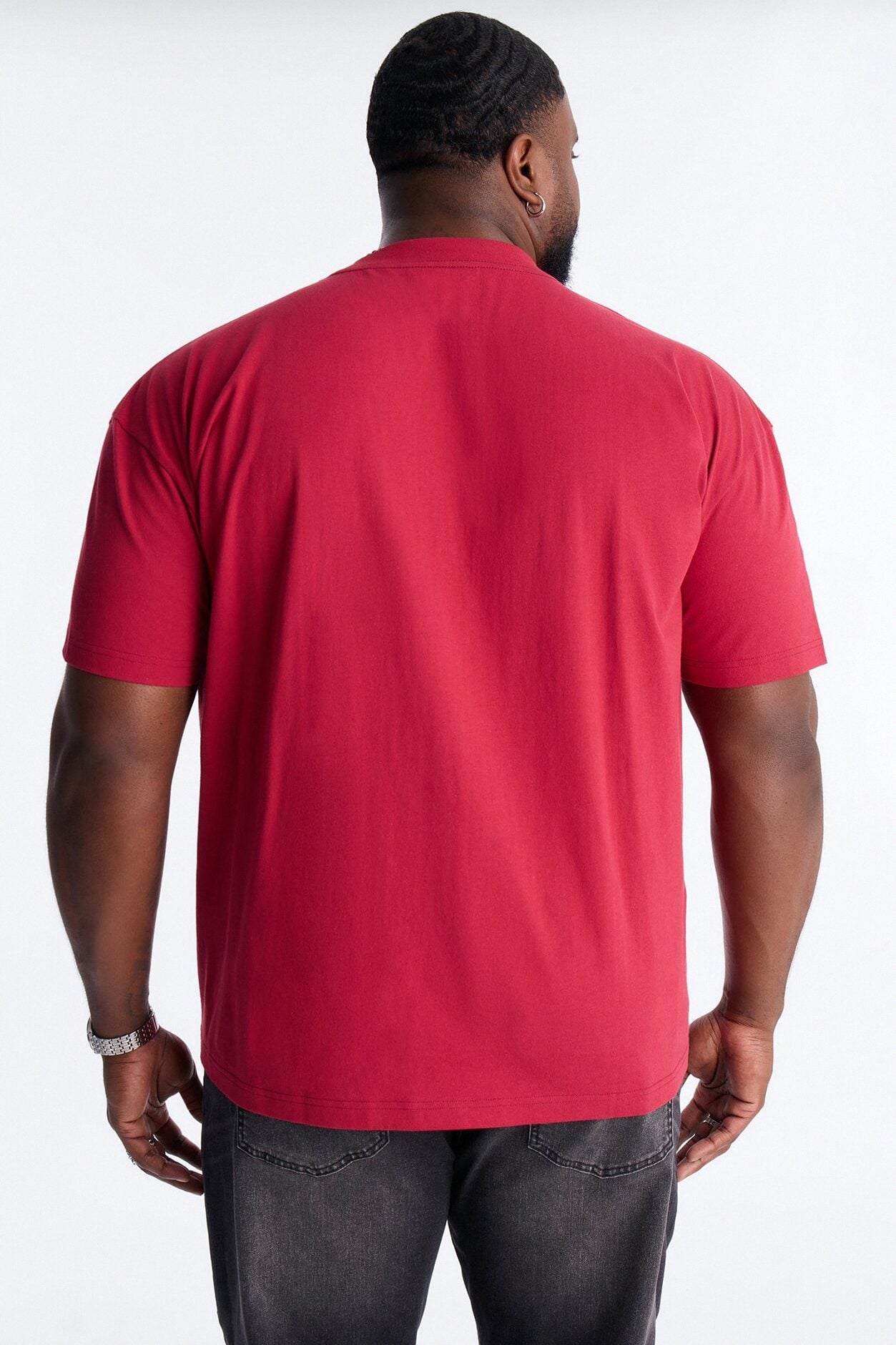 God's Favorite Rhinestones Short Sleeve Tee - Red image 7
