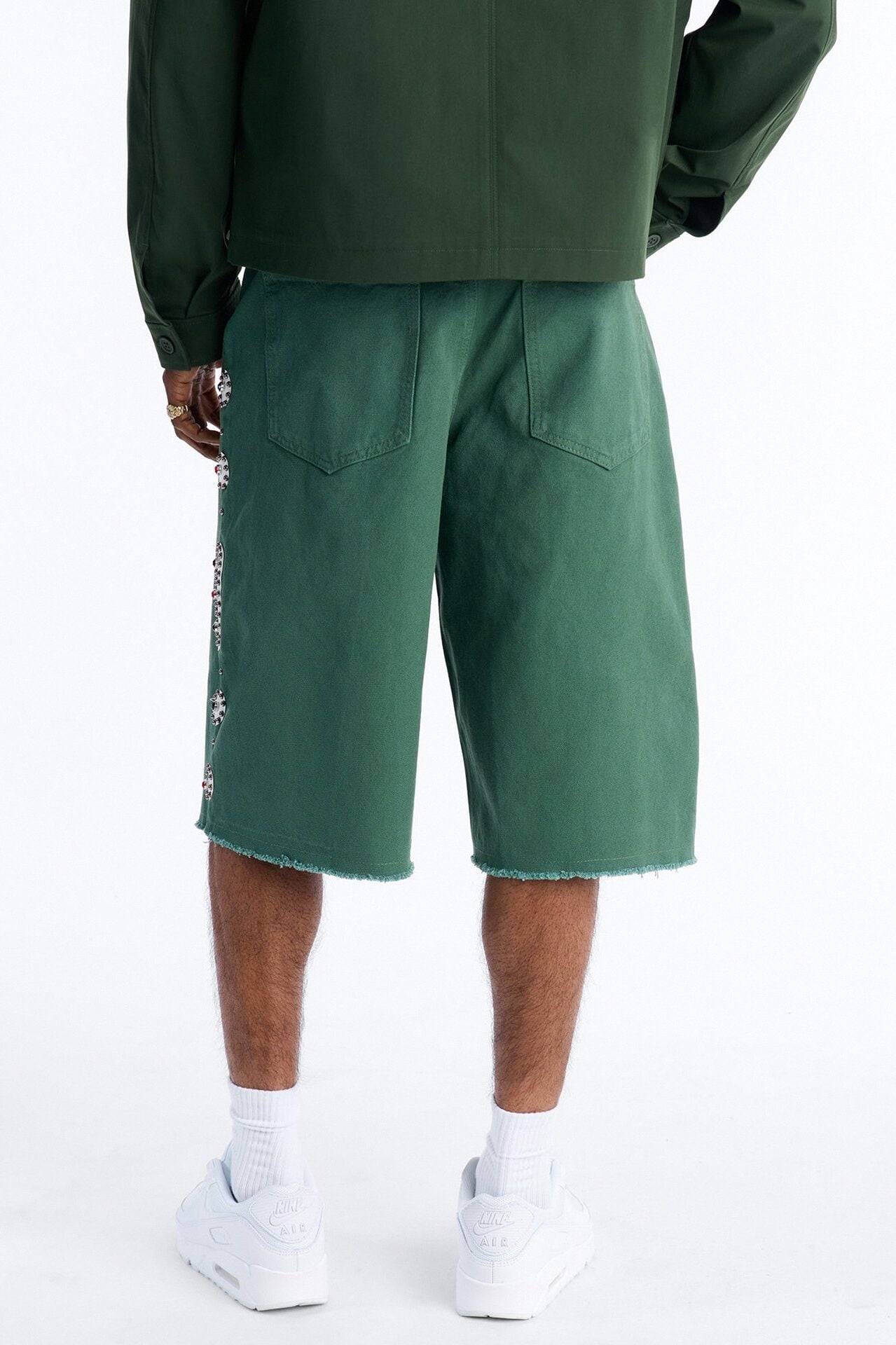 Aspiring Artist Embellished Short - Olive image 5