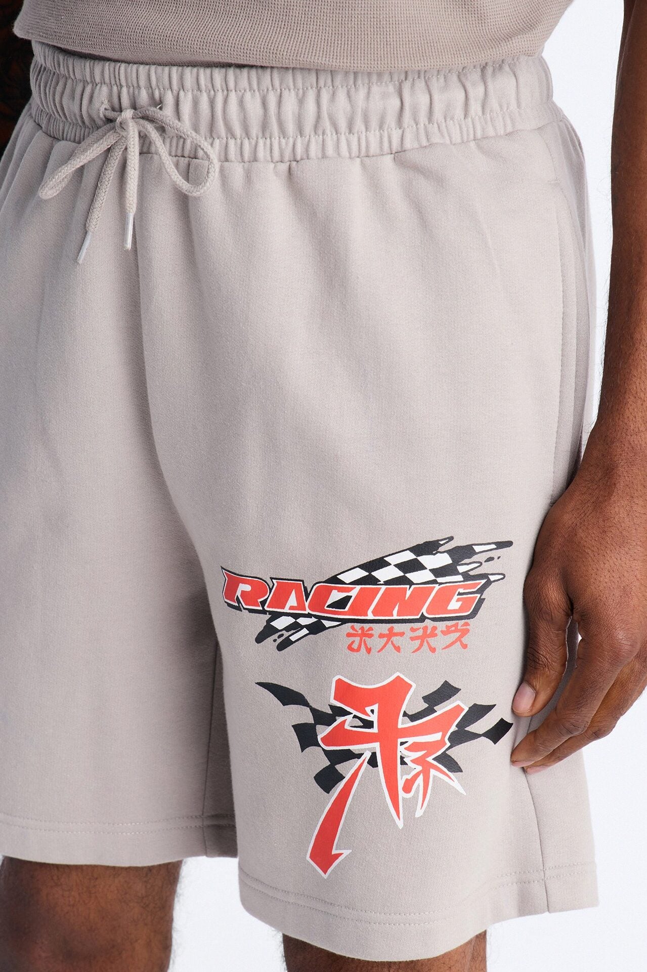 Tokyo Racing Team Sweatshorts - Grey image 3