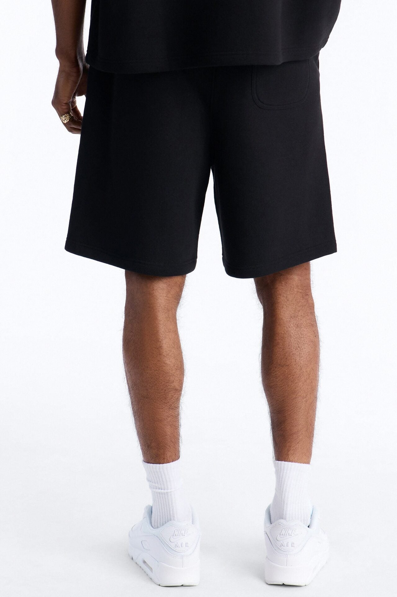 MIsfits Rhinestone Relaxed Sweatshorts - Black image 4