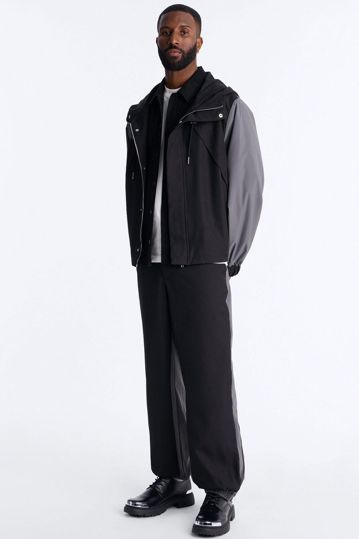 Straight Montalvo Mixed Worlds Trouser - Black image 2