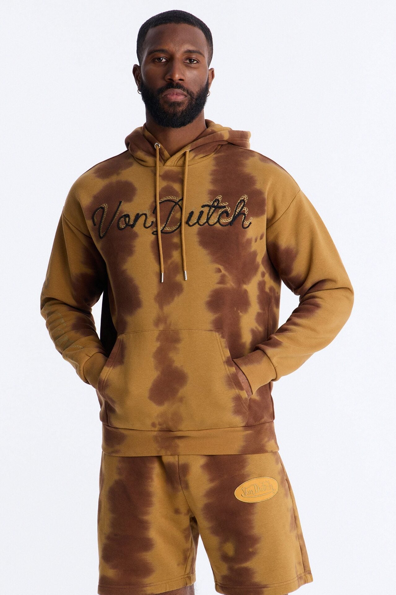Von Dutch Ranch Most Wanted Hoodie - Brown image 5