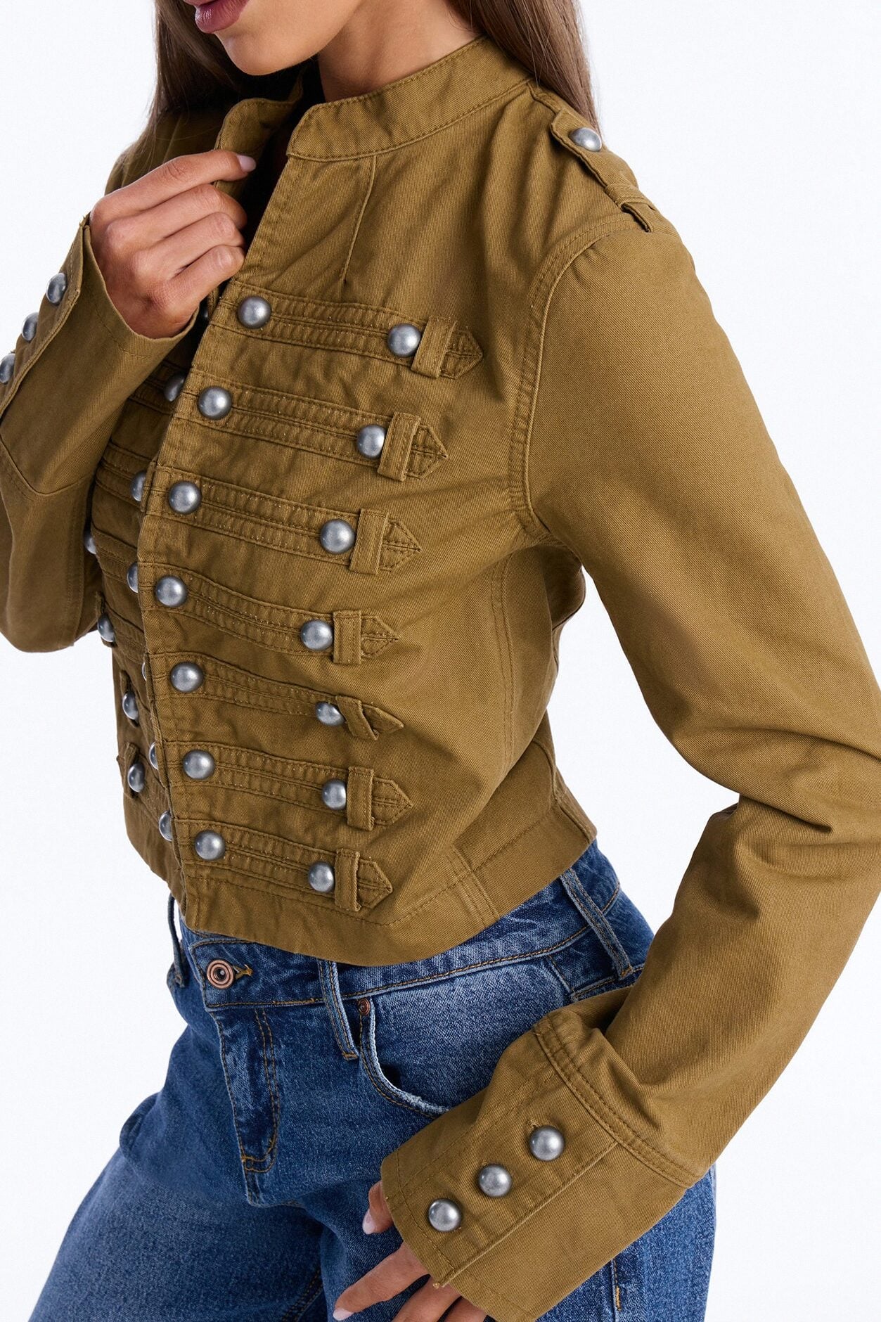 Stand For Something Twill Militant Conductor Jacket - Moss image 3