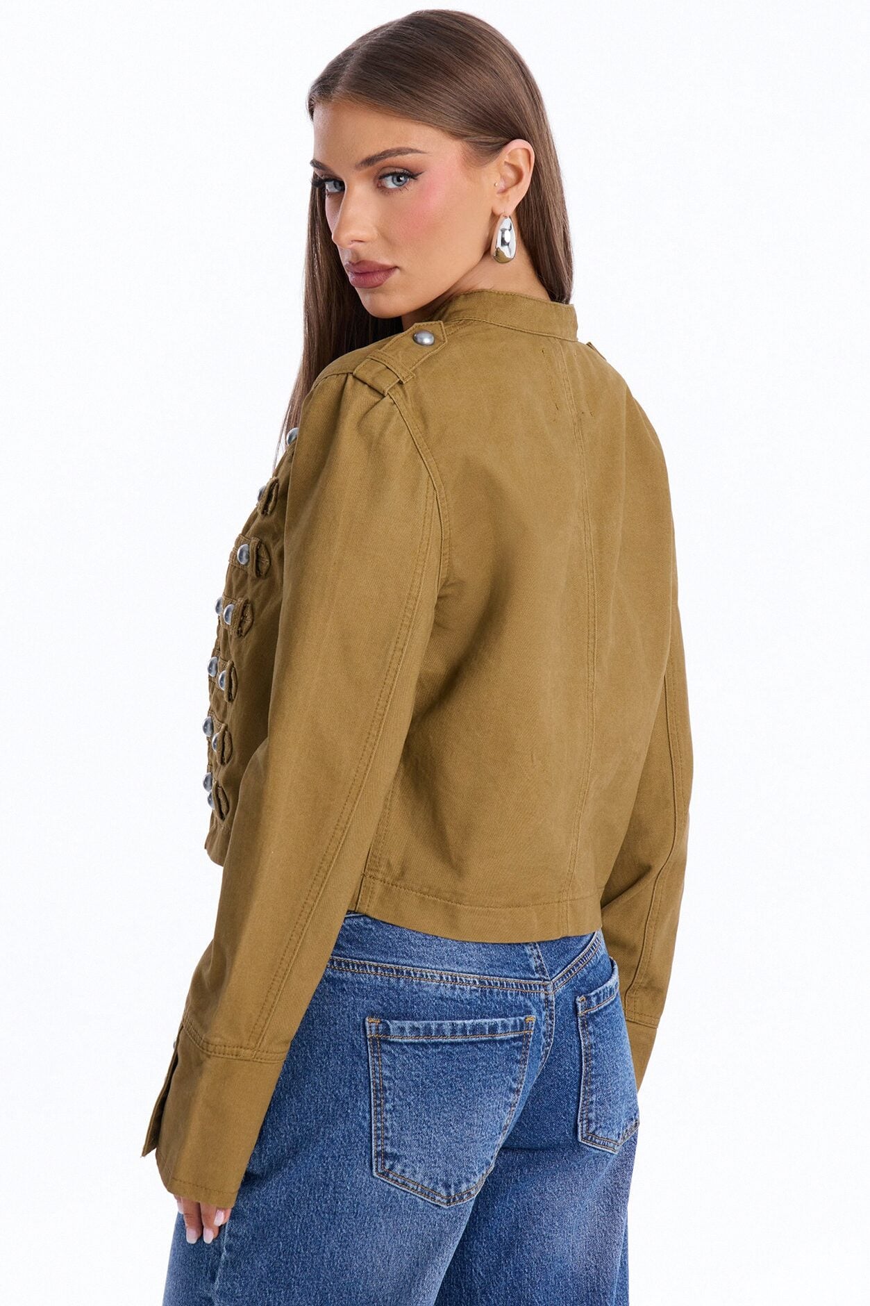Stand For Something Twill Militant Conductor Jacket - Moss image 4