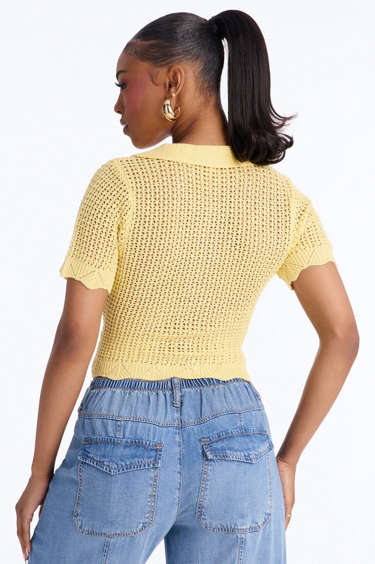 Jazzy Sweater Shirt - Butter Yellow image 4