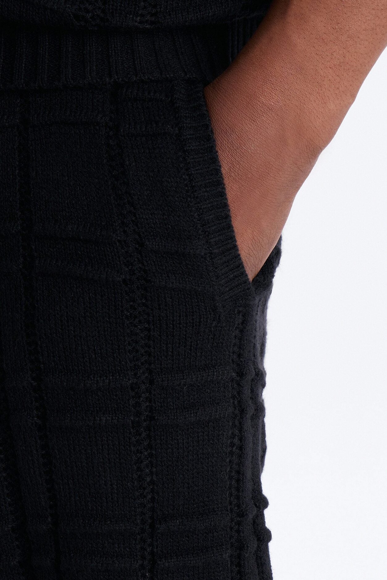 Relaxed Riviera Knit Short - Black image 4
