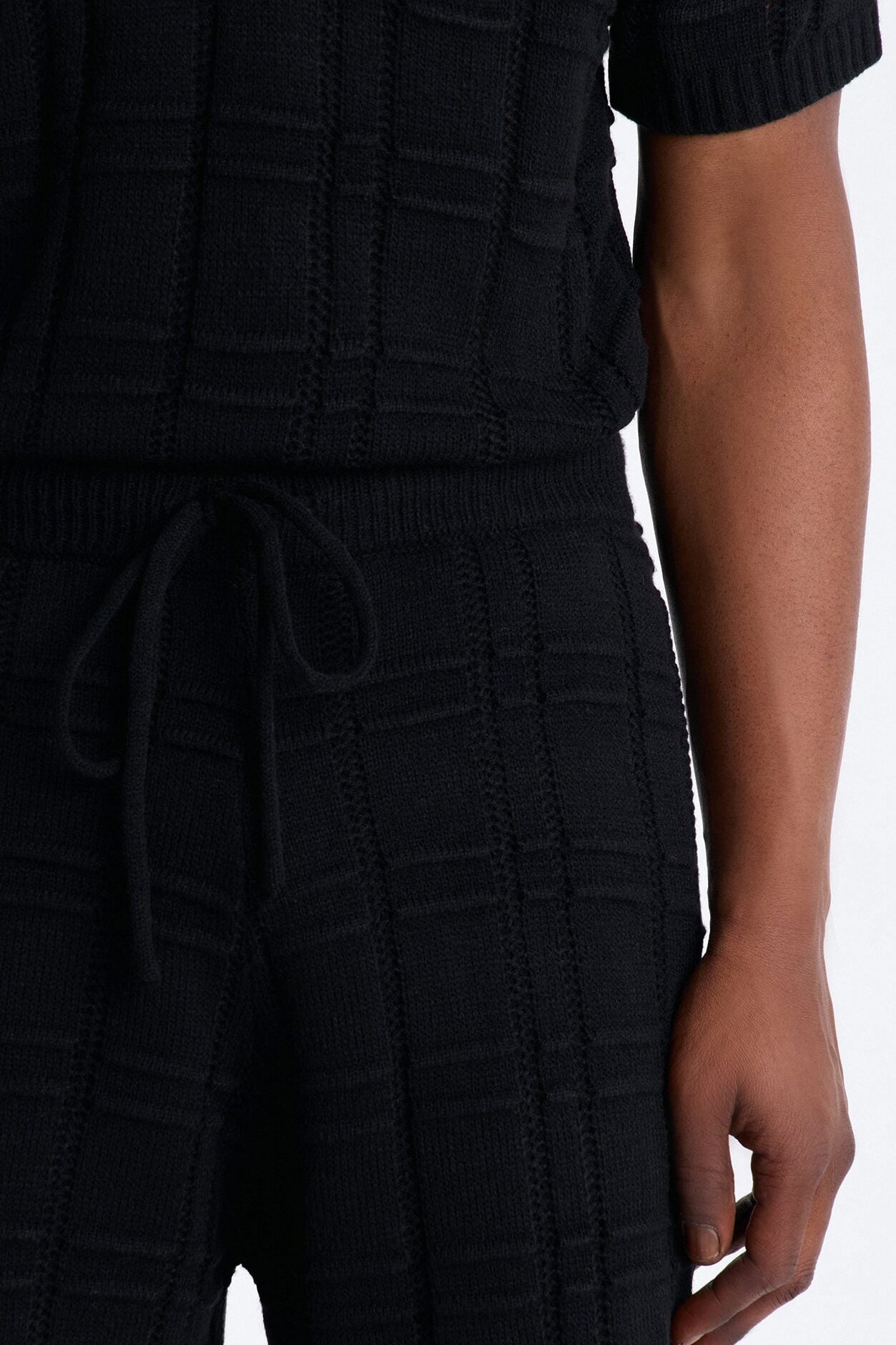 Relaxed Riviera Knit Short - Black image 3