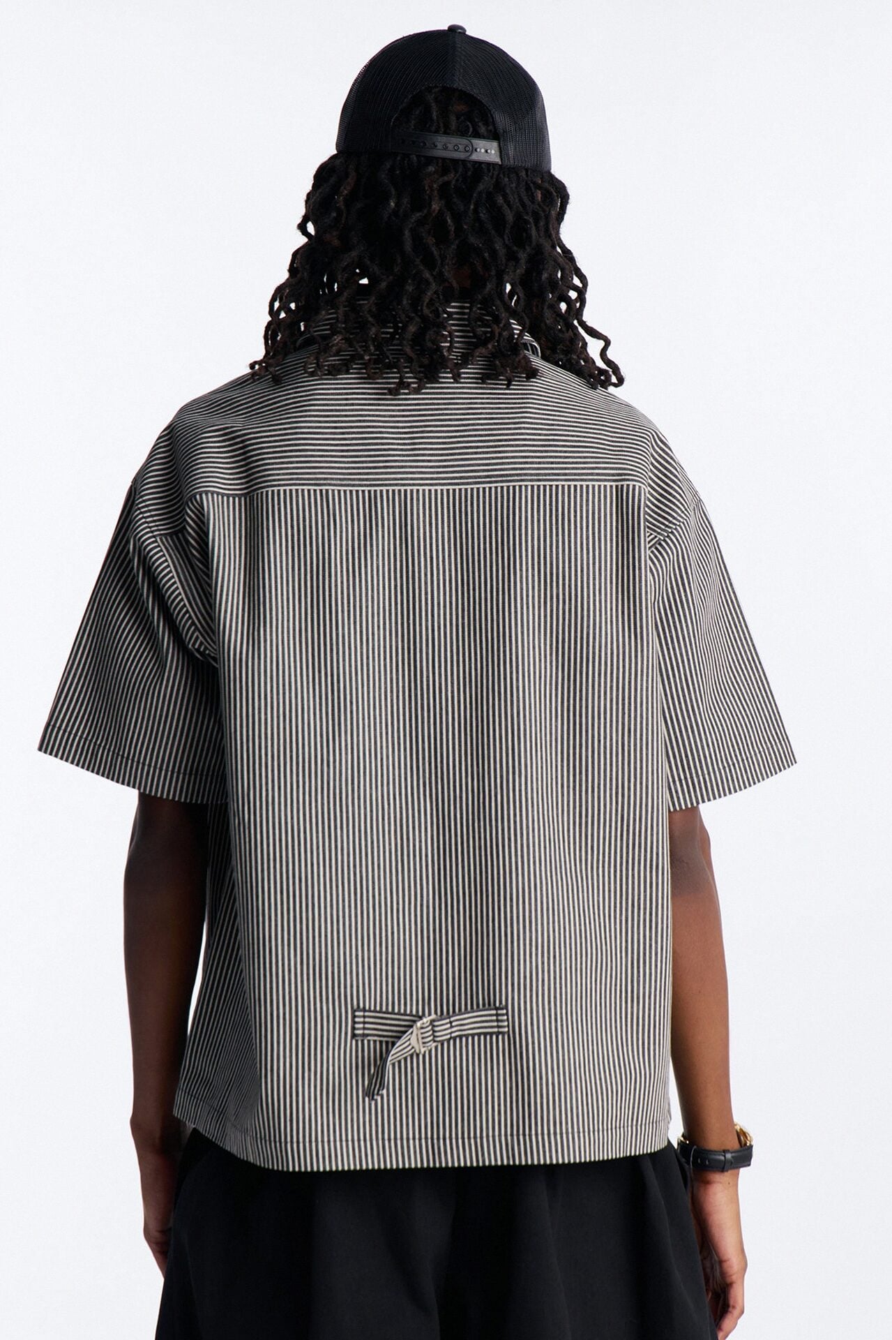 Boxy Tokyo Drift Zip Up - Black image 4