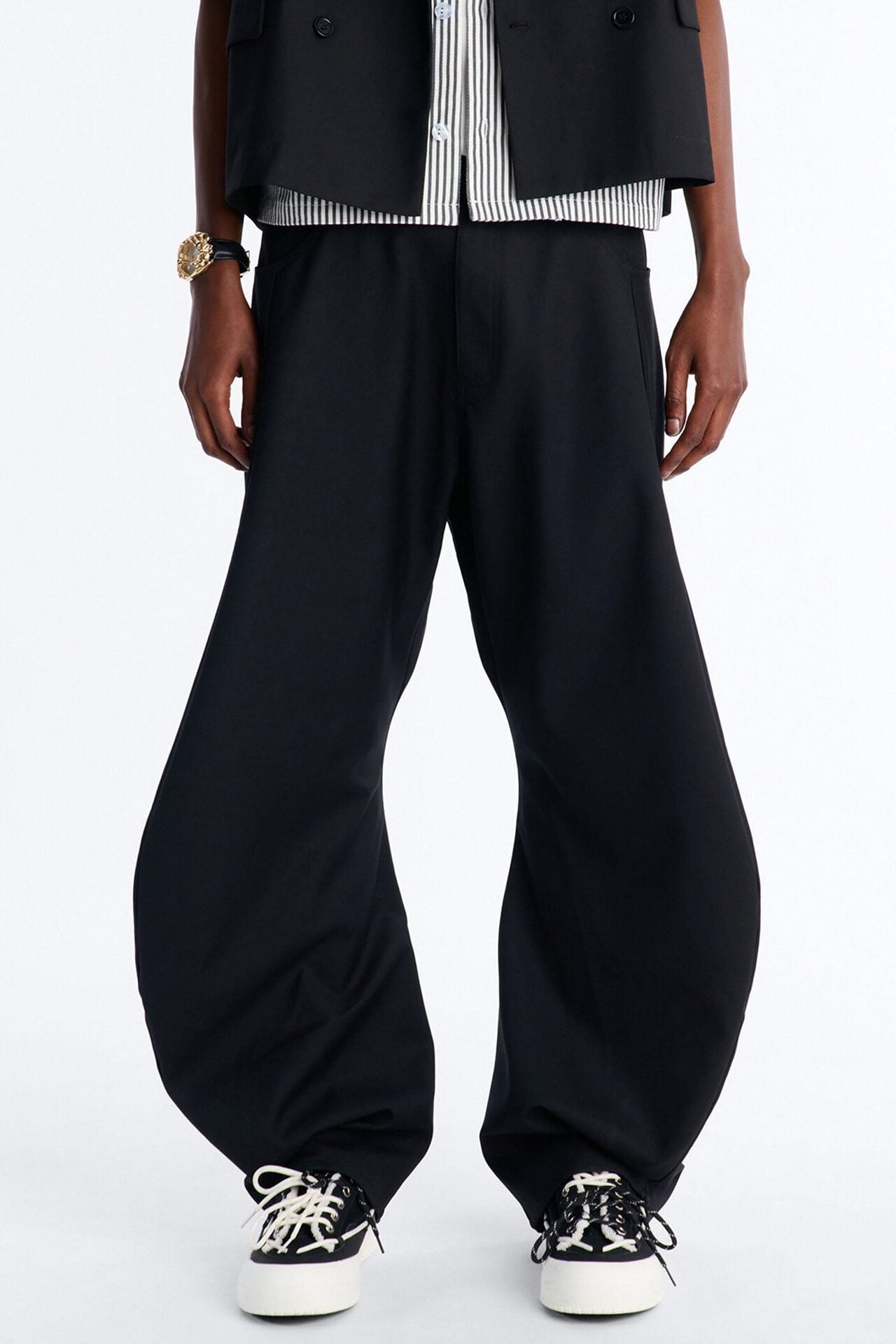 Baggy Icon Quad Trouser - Black image 2