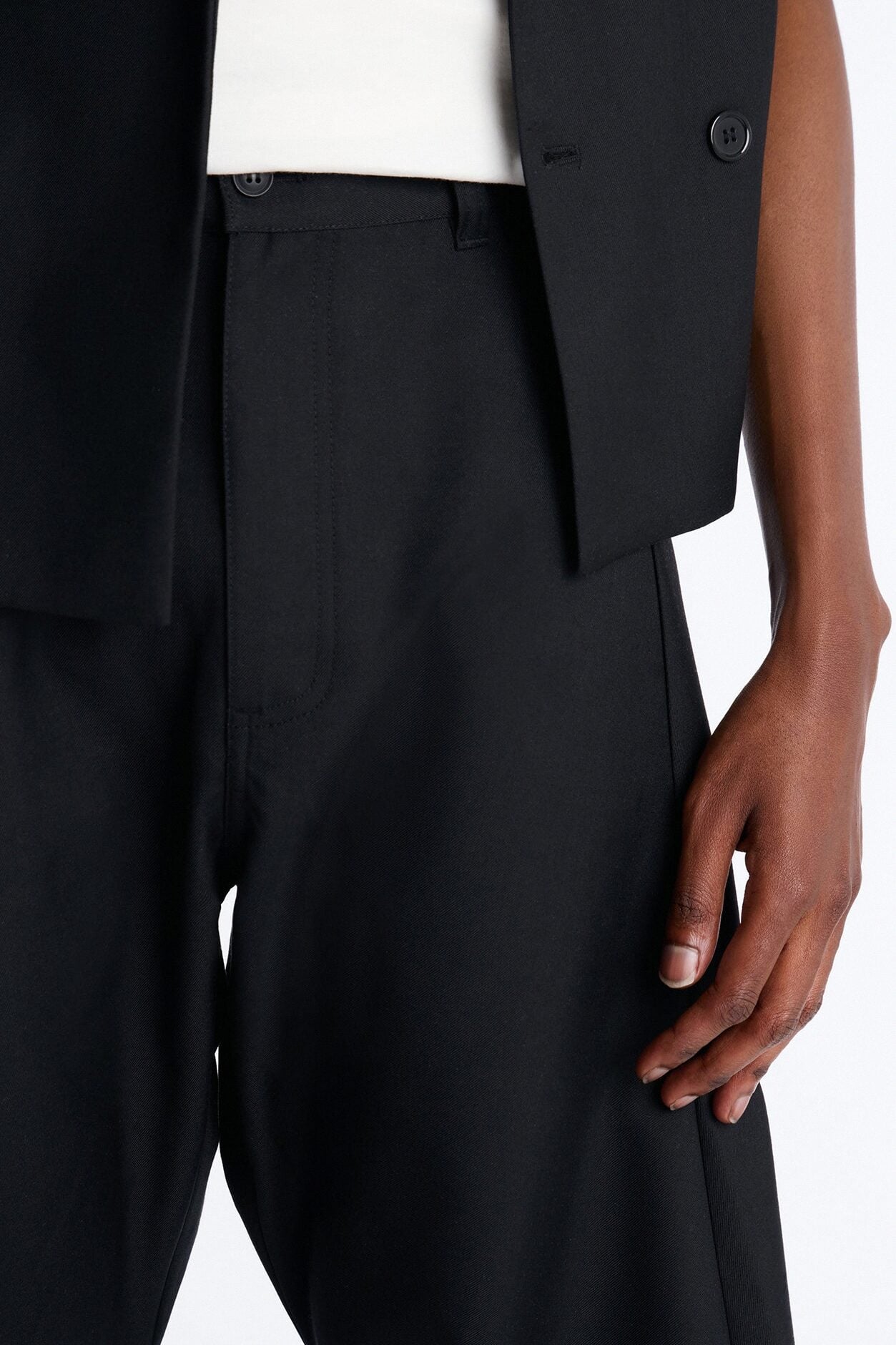 Baggy Icon Quad Trouser - Black image 3