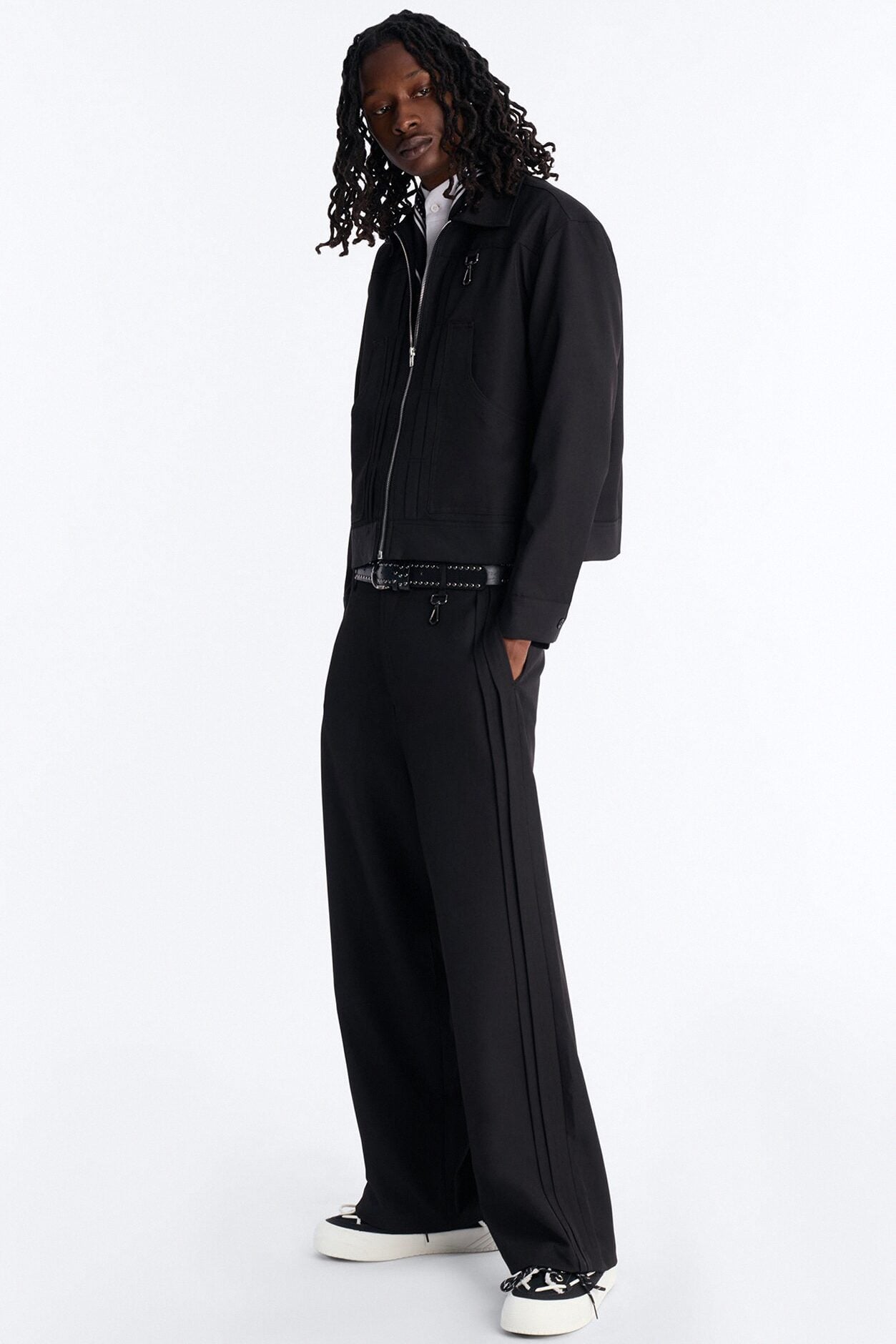 Baggy Vertical Sync Trouser - Black image 2