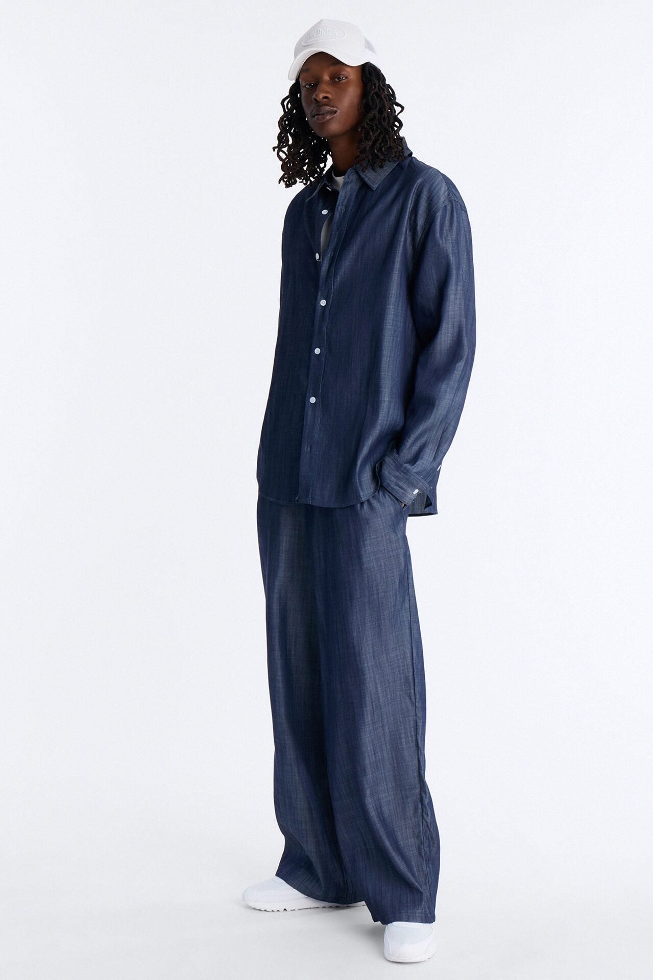 Wide Leg Mercer Gates Pant - Indigo image 2