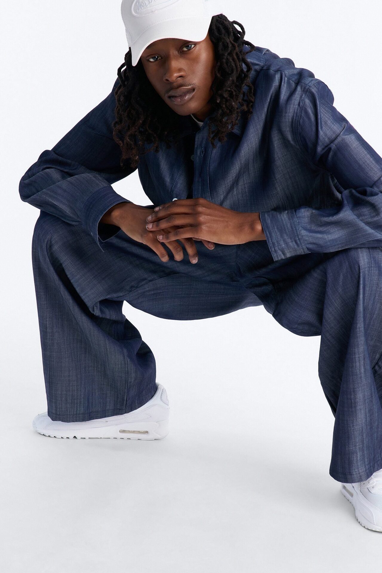 Wide Leg Mercer Gates Pant - Indigo image 3
