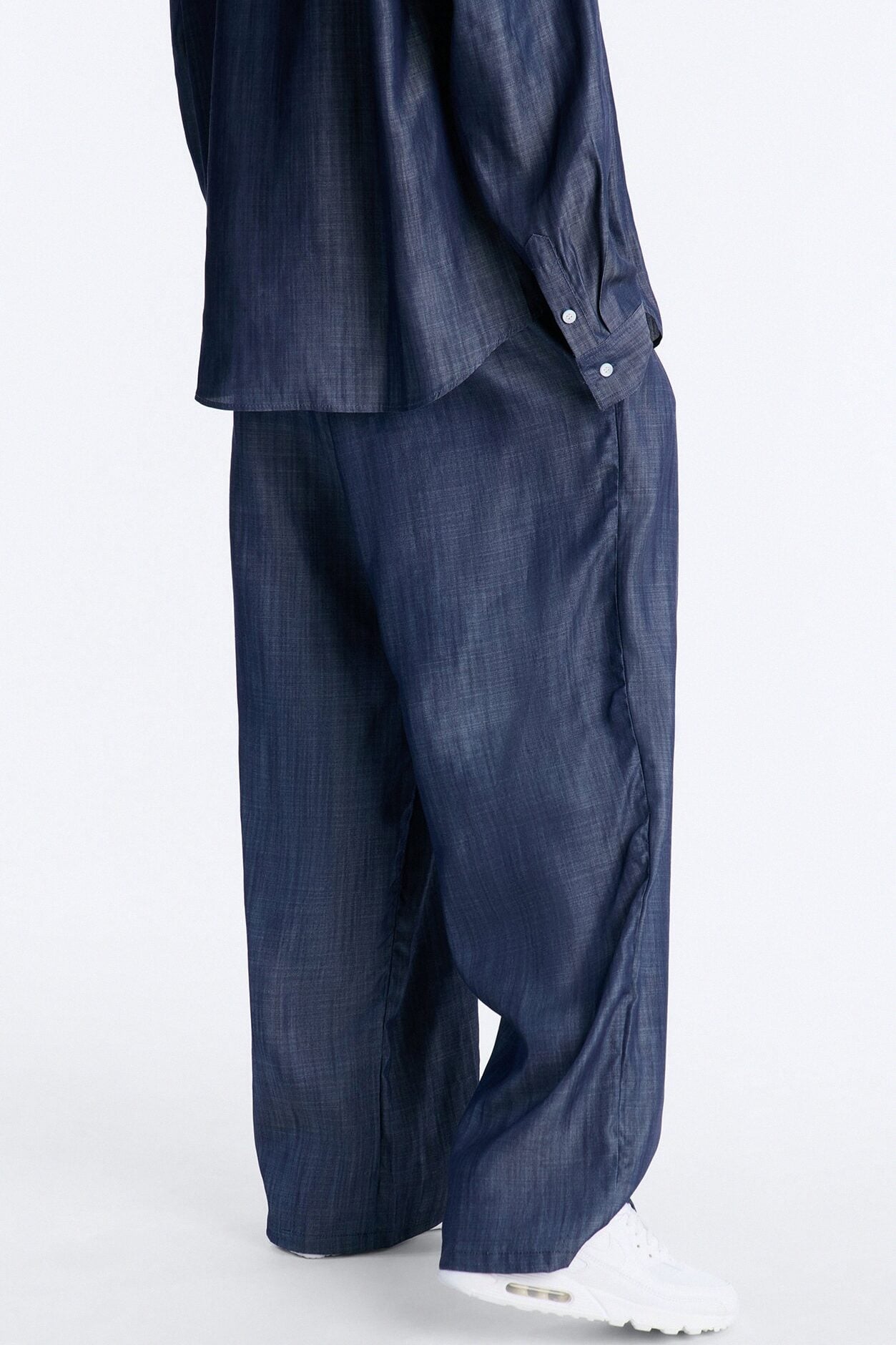 Wide Leg Mercer Gates Pant - Indigo image 9