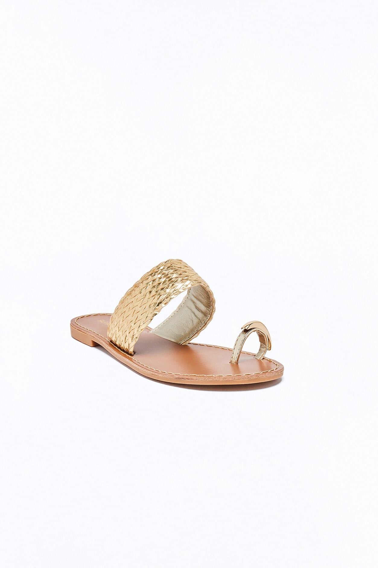 Huntington Beach Toe Ring Sandals - Gold image 2