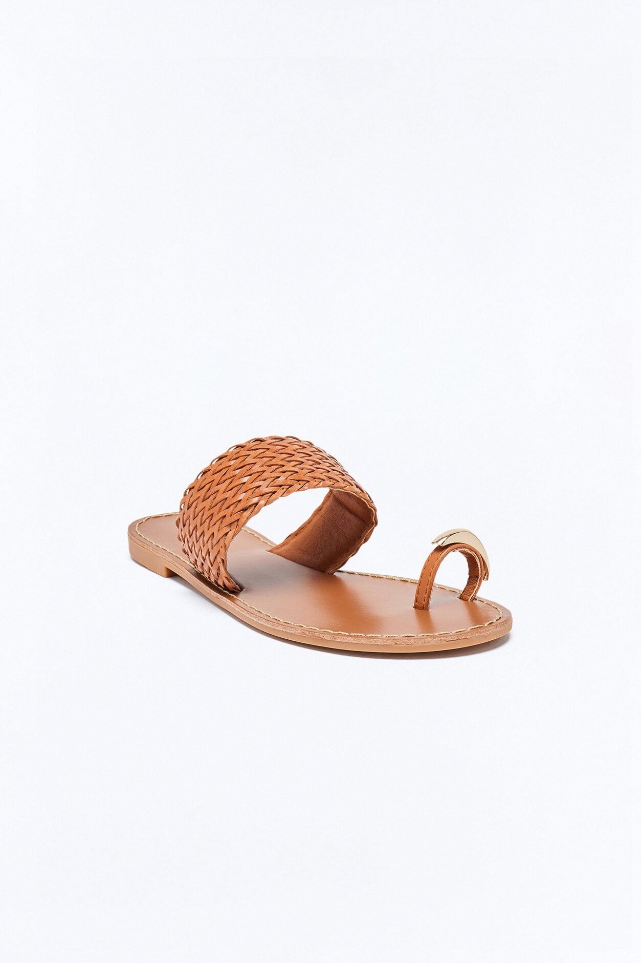 Huntington Beach Toe Ring Sandals - Tan image 2