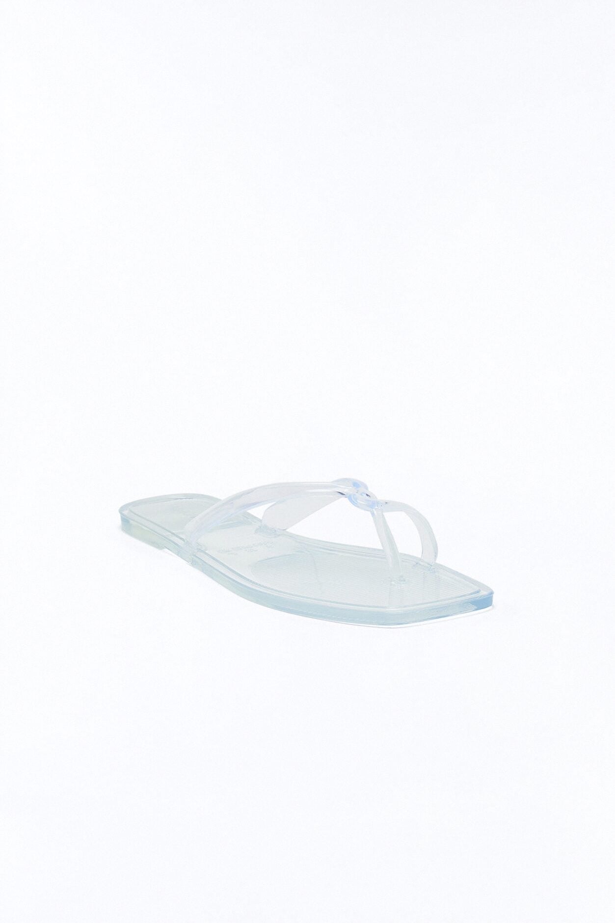 Joane Toe Ring Jelly Flip Flops - Clear image 2