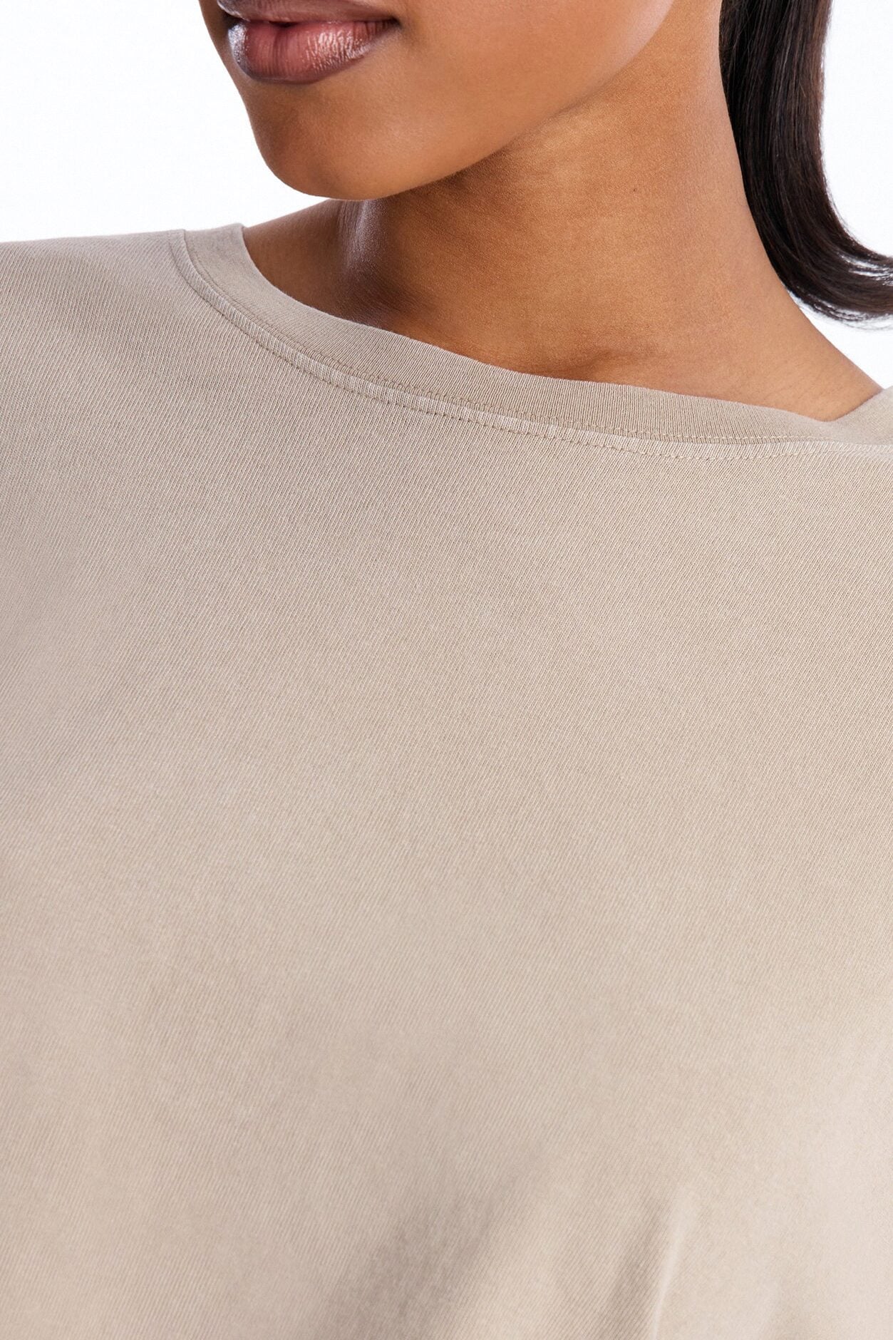 The Washed Oversized Tee - Olive image 3