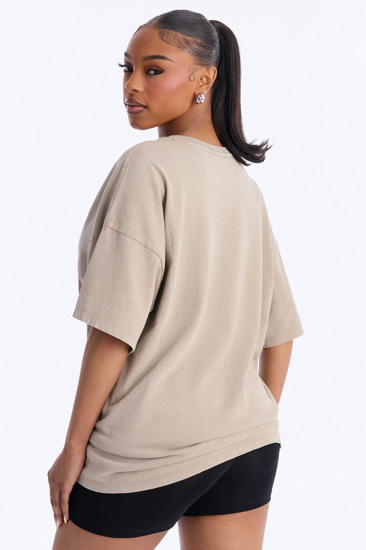 The Washed Oversized Tee - Olive image 4