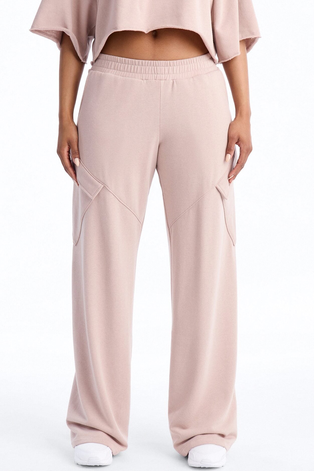Easy Days French Terry Lounge Pant - Taupe image 2