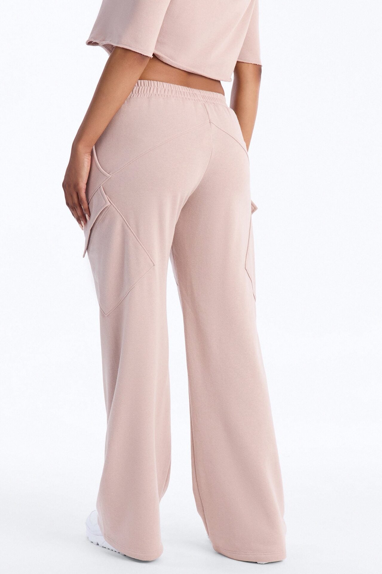 Easy Days French Terry Lounge Pant - Taupe image 4