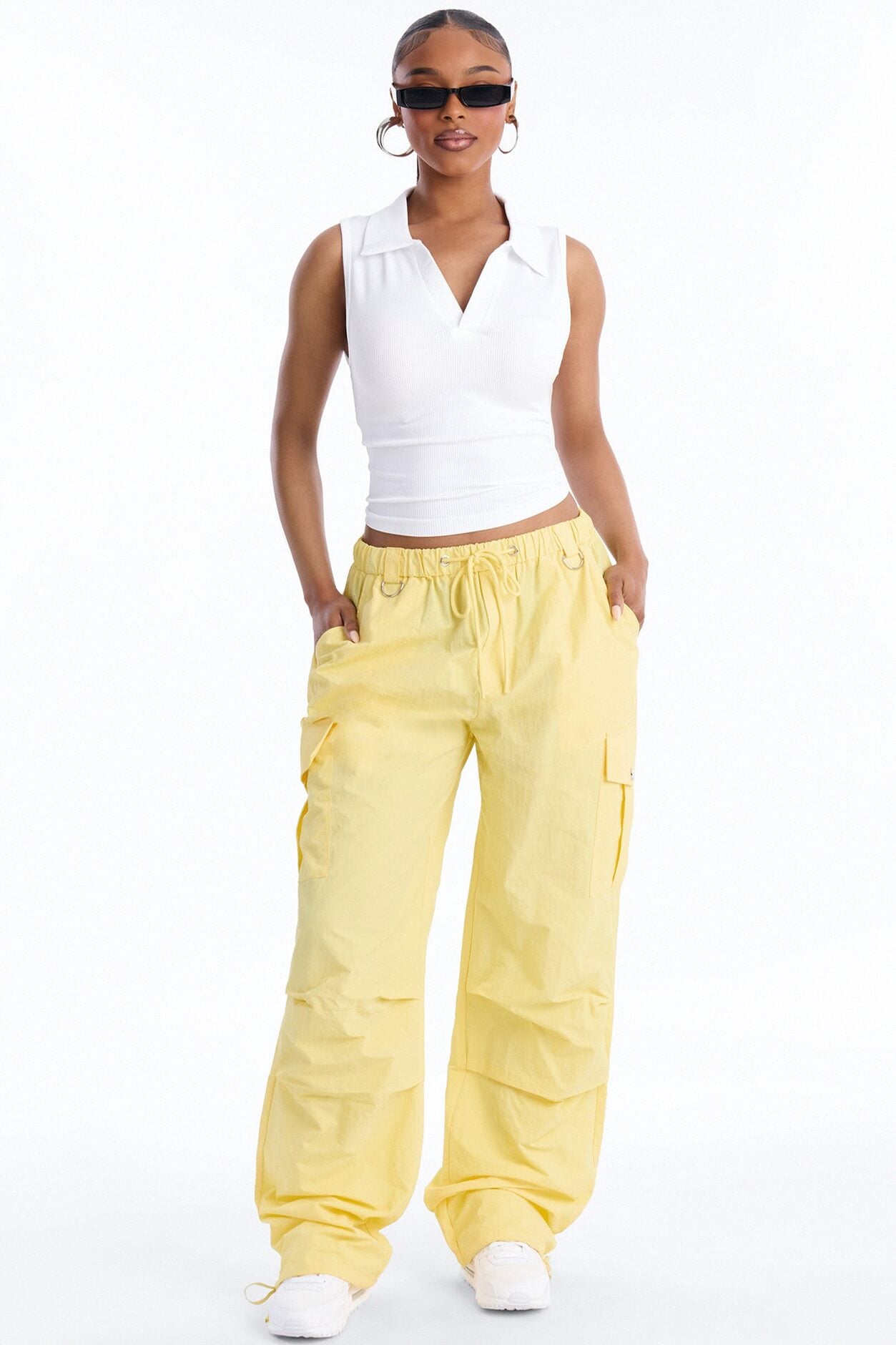 Girl Crush Parachute Pant - Yellow image 3