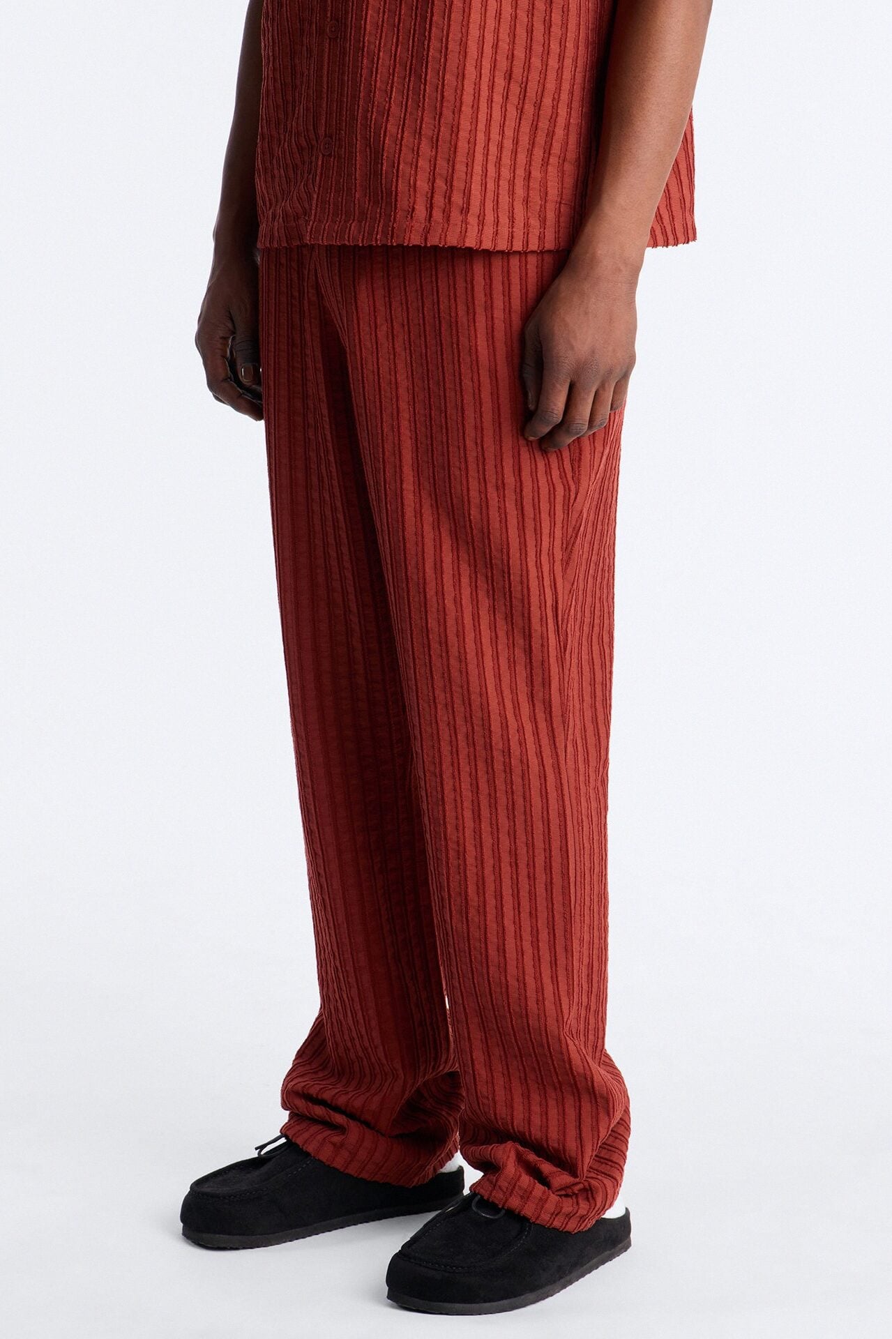Straight Flare Aegean Pant - Rust image 2