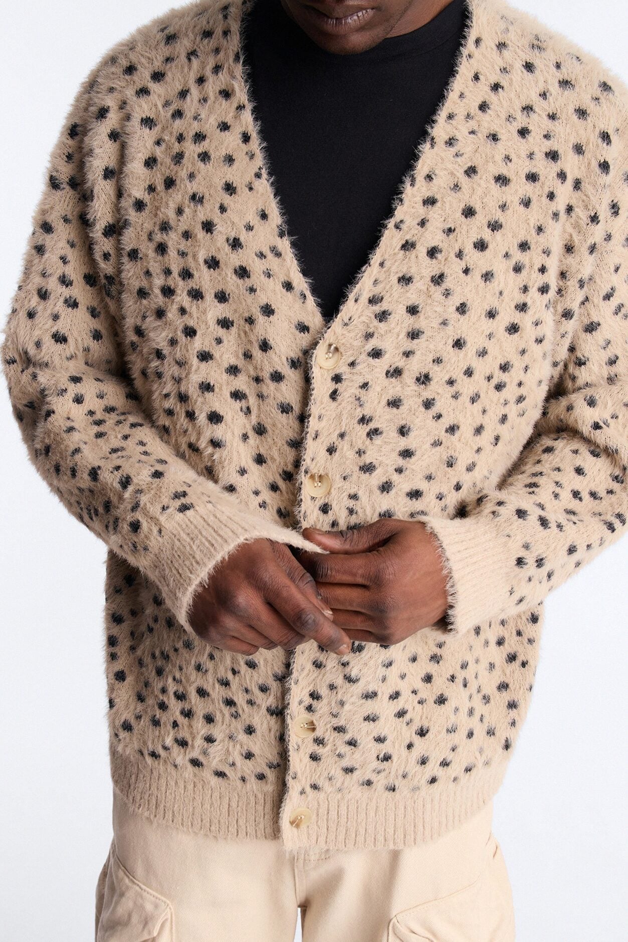Primal Instinct Cheetah Cardigan - Tan image 4