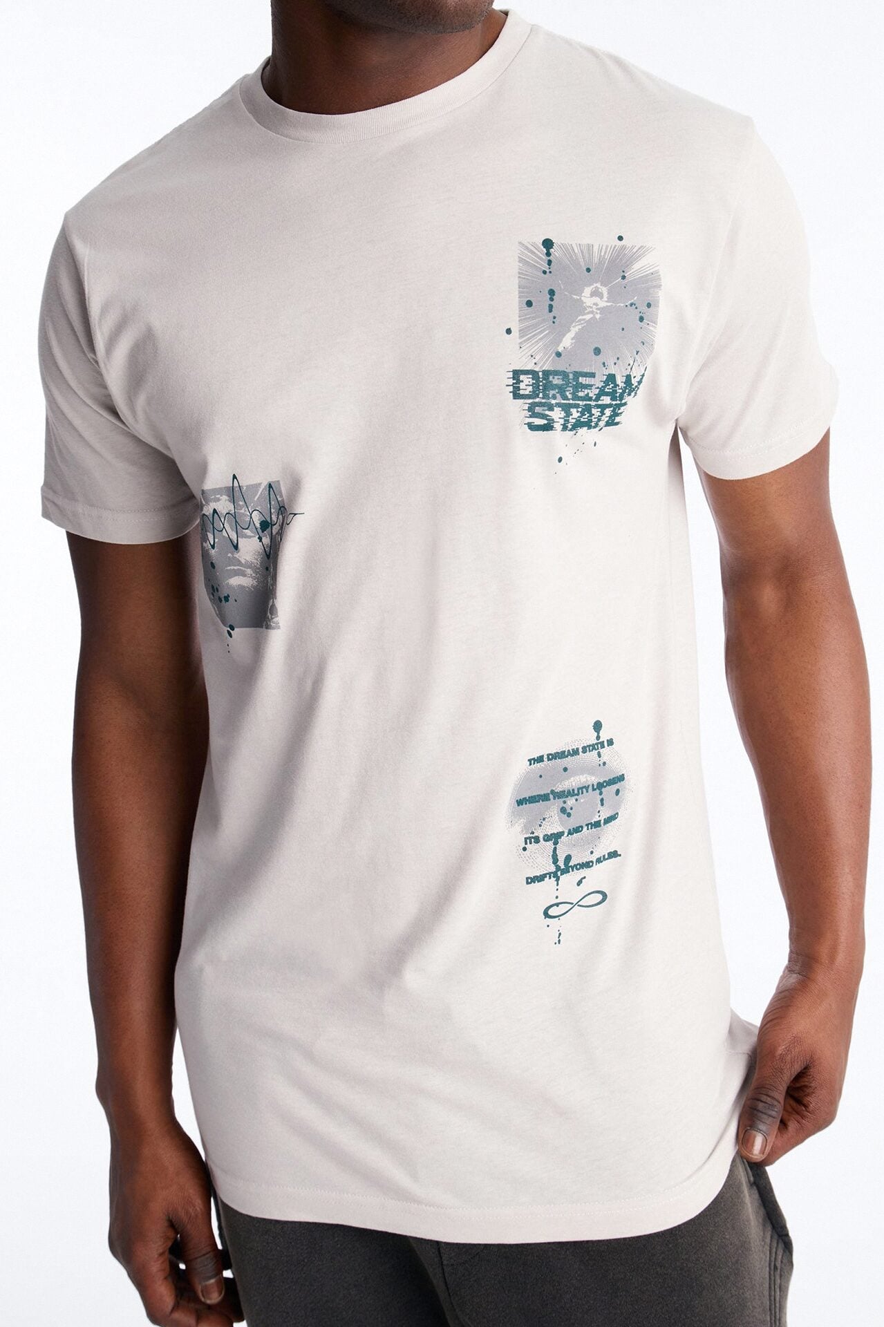 Beyond Your Dreams Short Sleeve Tee - Grey image 3