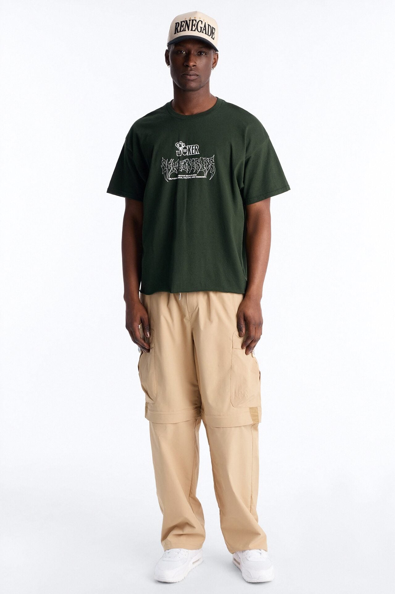 The Joker Beautiful Chaos Boxy Short Sleeve Tee - Green image 3
