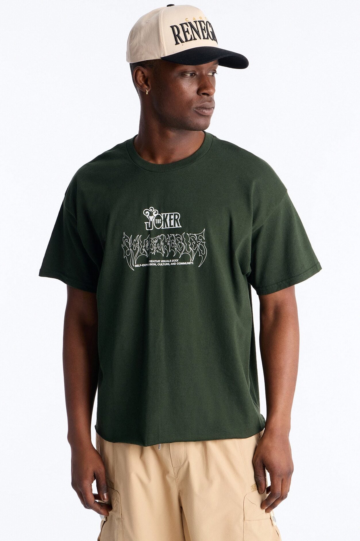 The Joker Beautiful Chaos Boxy Short Sleeve Tee - Green image 2