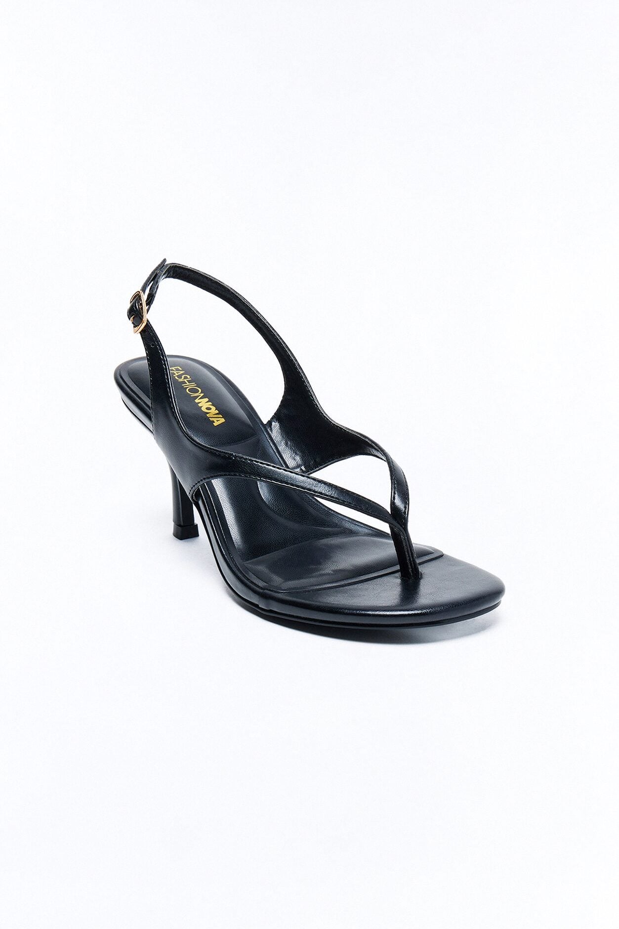 Sonoma Thong Slingback Heels - Black image 4