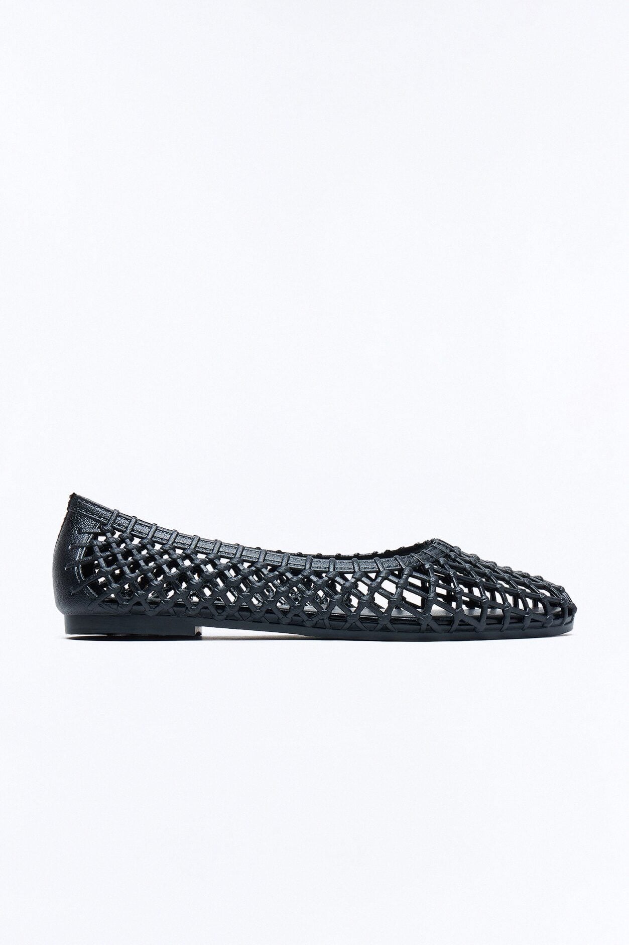 Lyla Jelly Mesh Flats - Black image 3