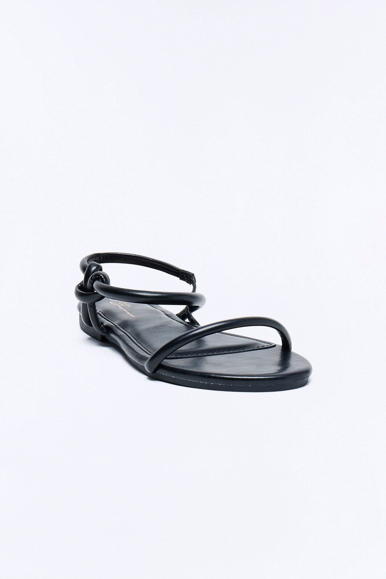 Kira Ankle Strap Sandals - Black image 2