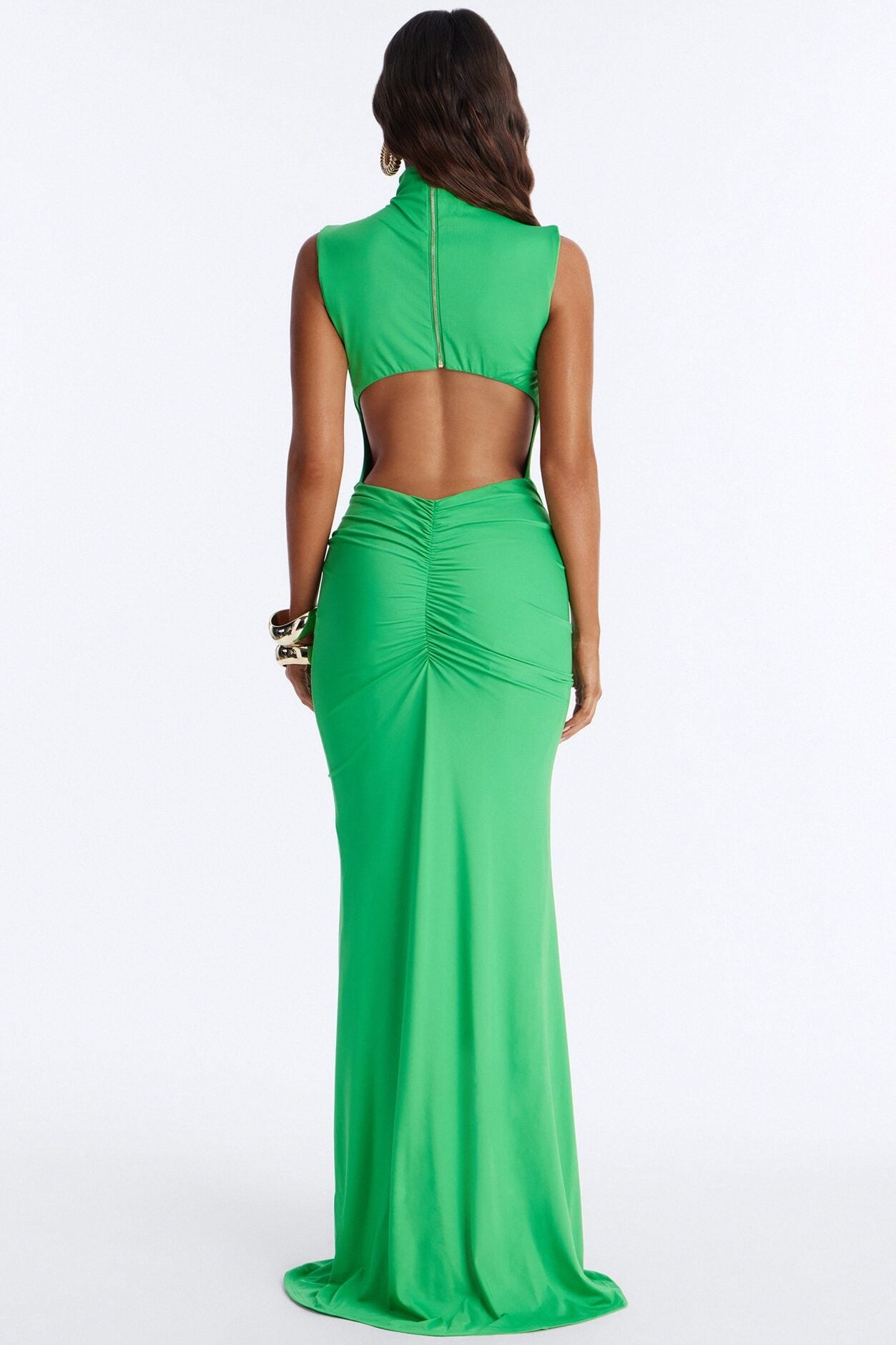 Heat Chic Hardware Maxi Dress - Kelly Green image 4