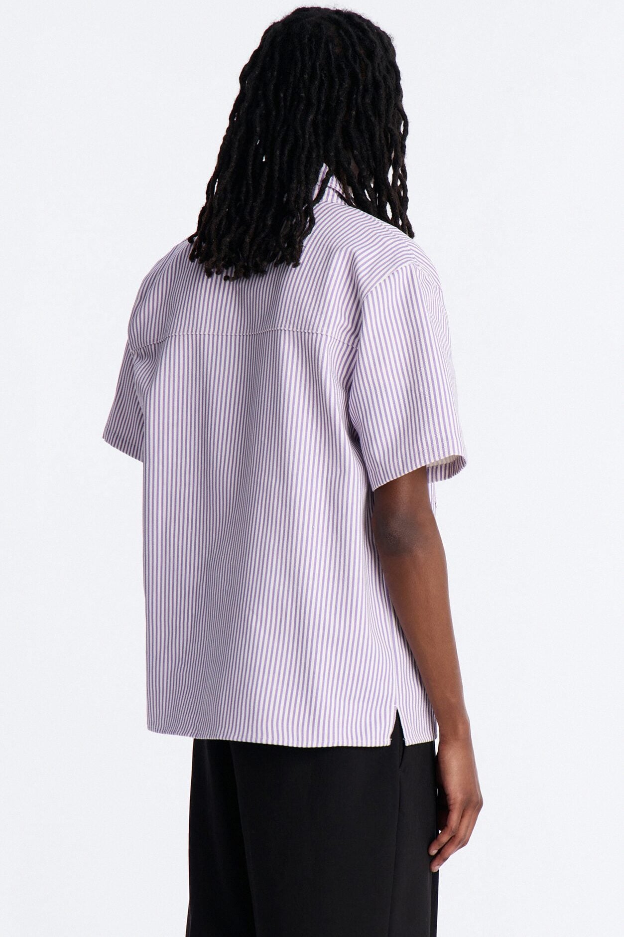 Diamante Trim Mechanic Shirt - Purple image 4