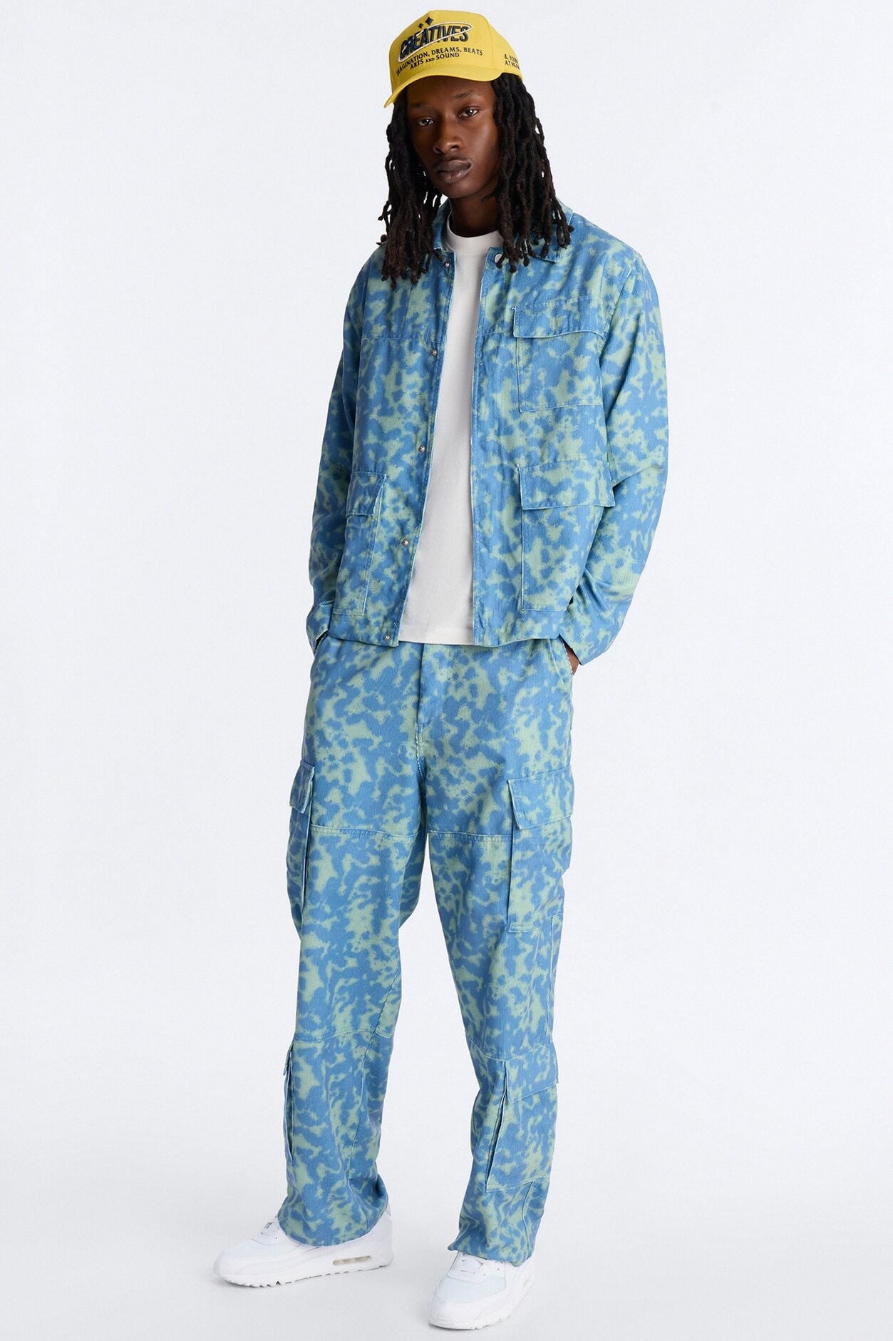 Terrain Drip Textured Chore Jacket - Blue image 2