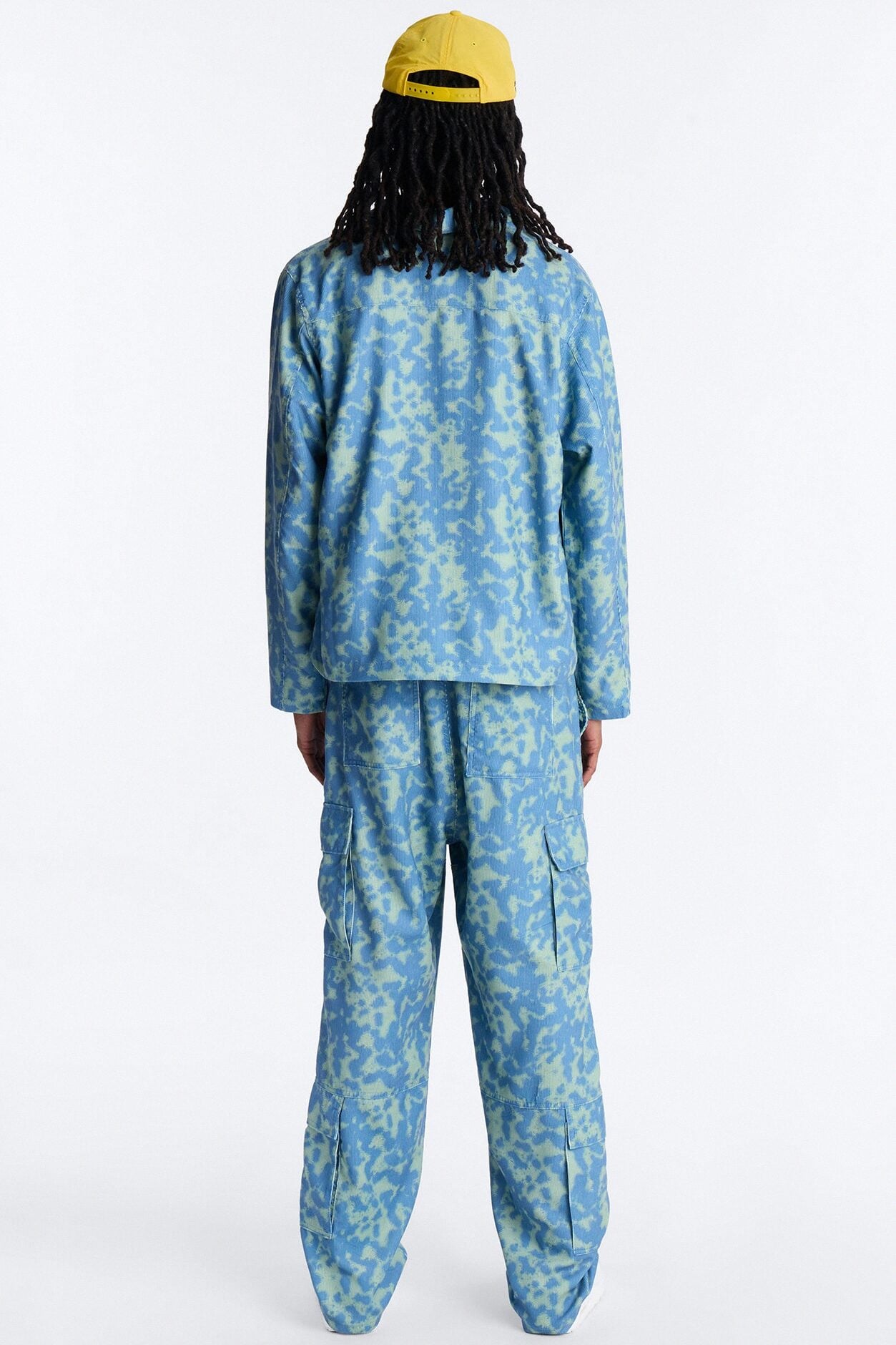 Terrain Drip Textured Chore Jacket - Blue image 4