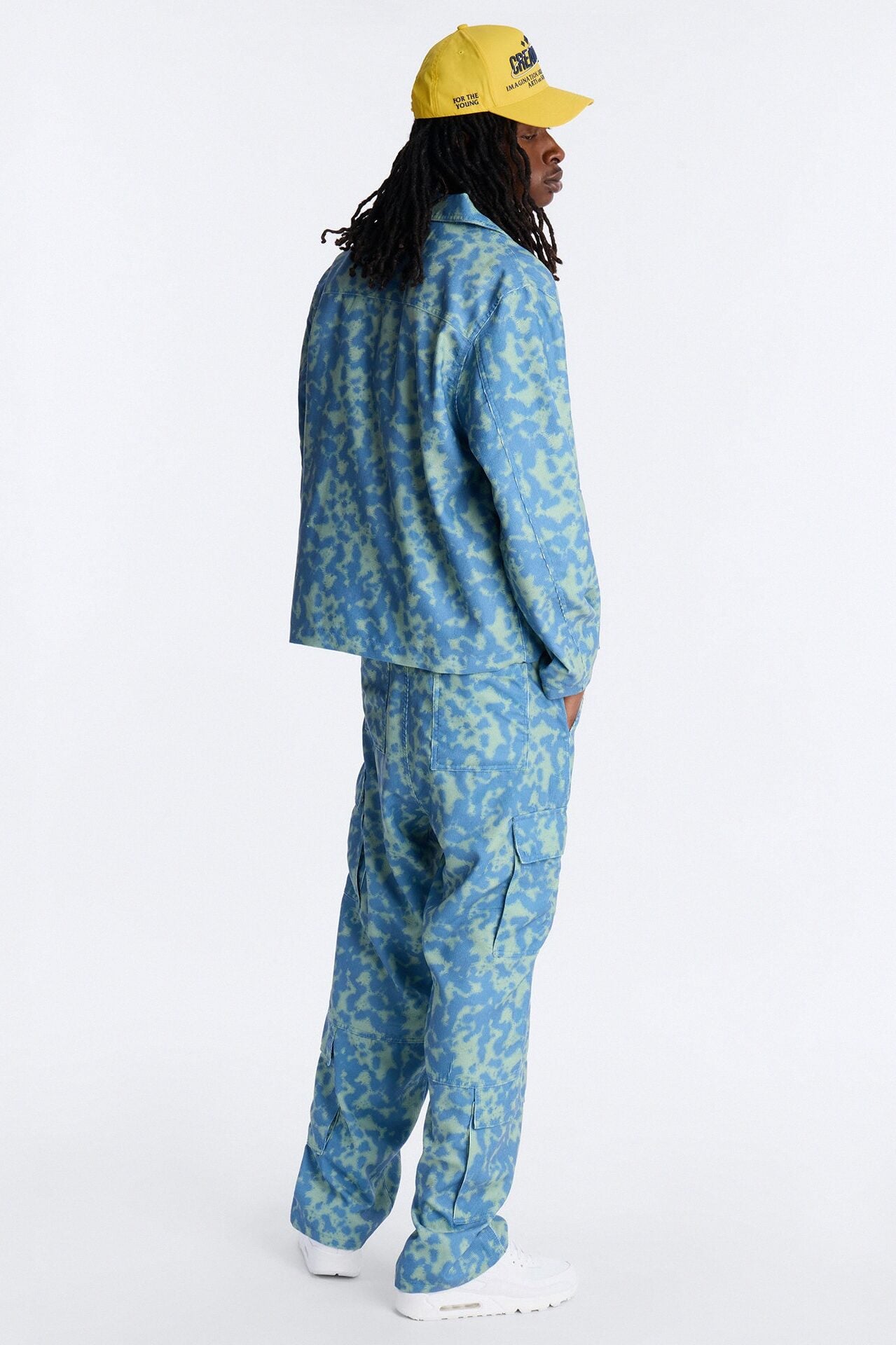 Baggy Terrain Drip Textured Pant - Blue image 5