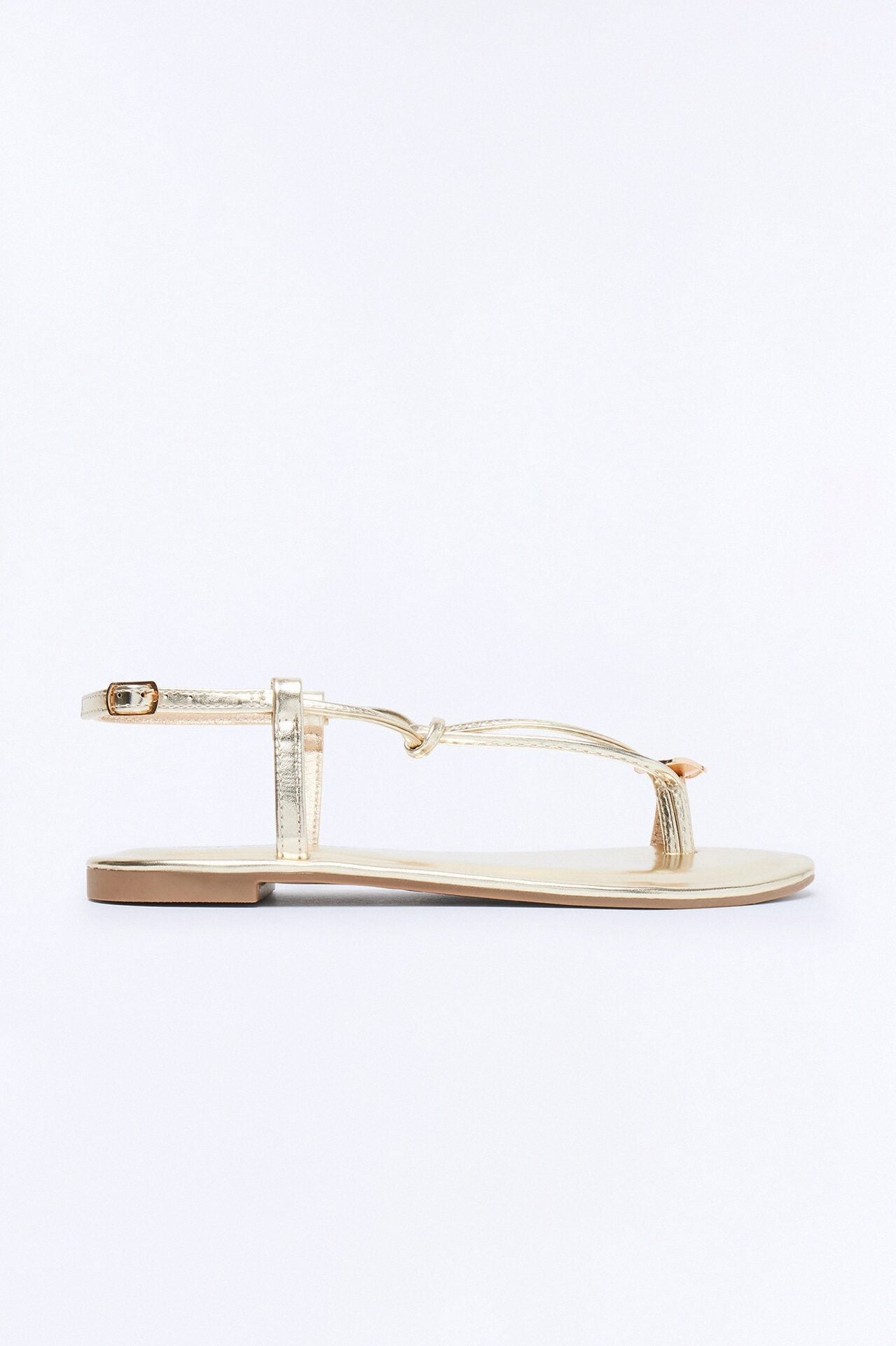 Summer Toe Ring Sandals - Gold image 5