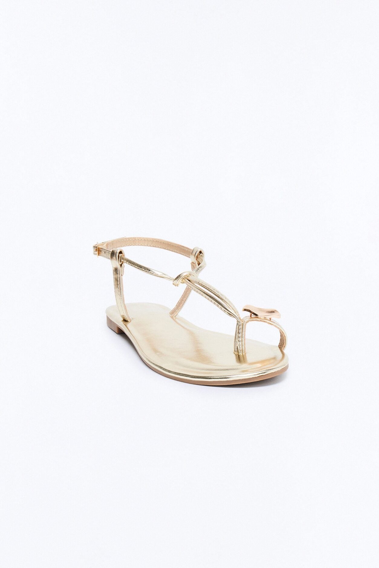 Summer Toe Ring Sandals - Gold image 3