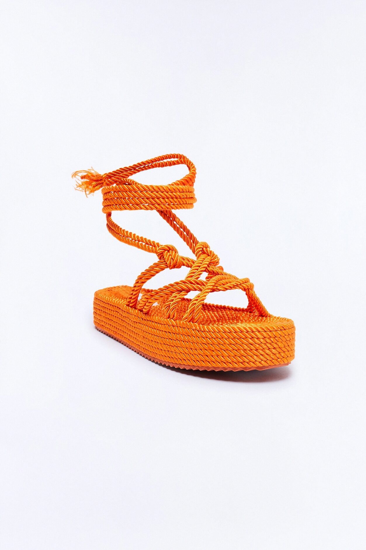 Veronica Flat Sandals - Orange image 2