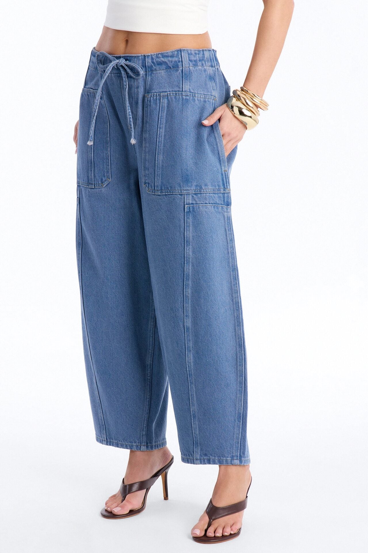 Cruise By Twill Barrel Pant 30″ - Navy image 2