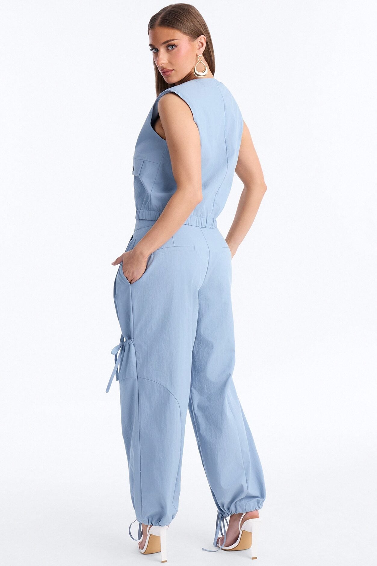 Delia Jogger Pant Set - Blue image 3