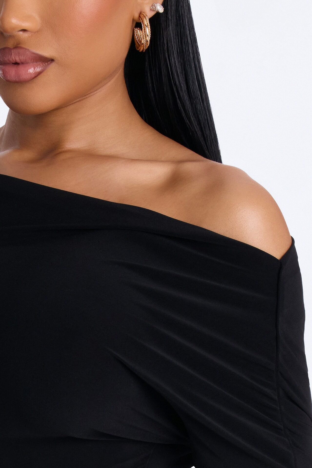 Bare And Bold Micro Short Romper - Black image 4